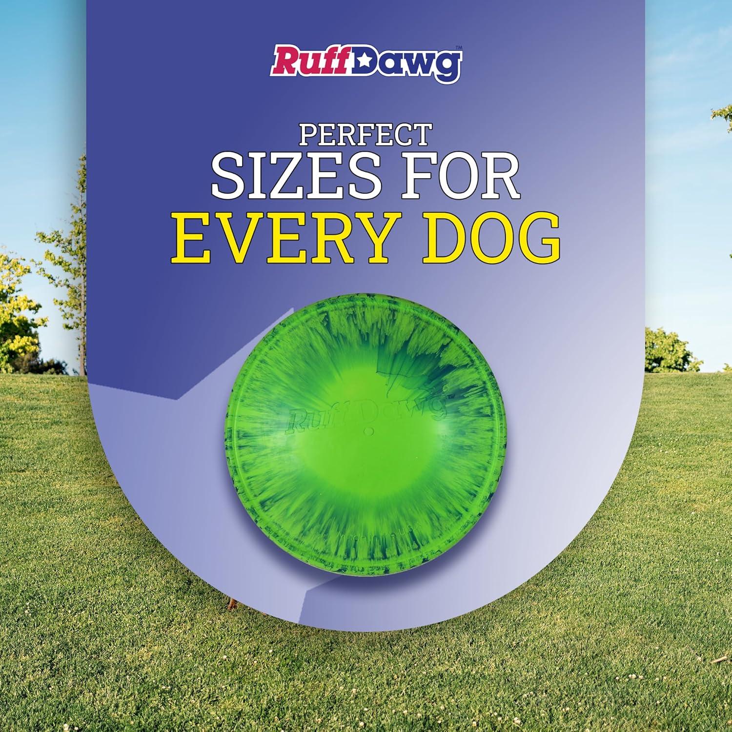 Ruff Dawg Crinkit Rubber Indestructible Retrieving Dog Toy for Water Bottles, Color Varies