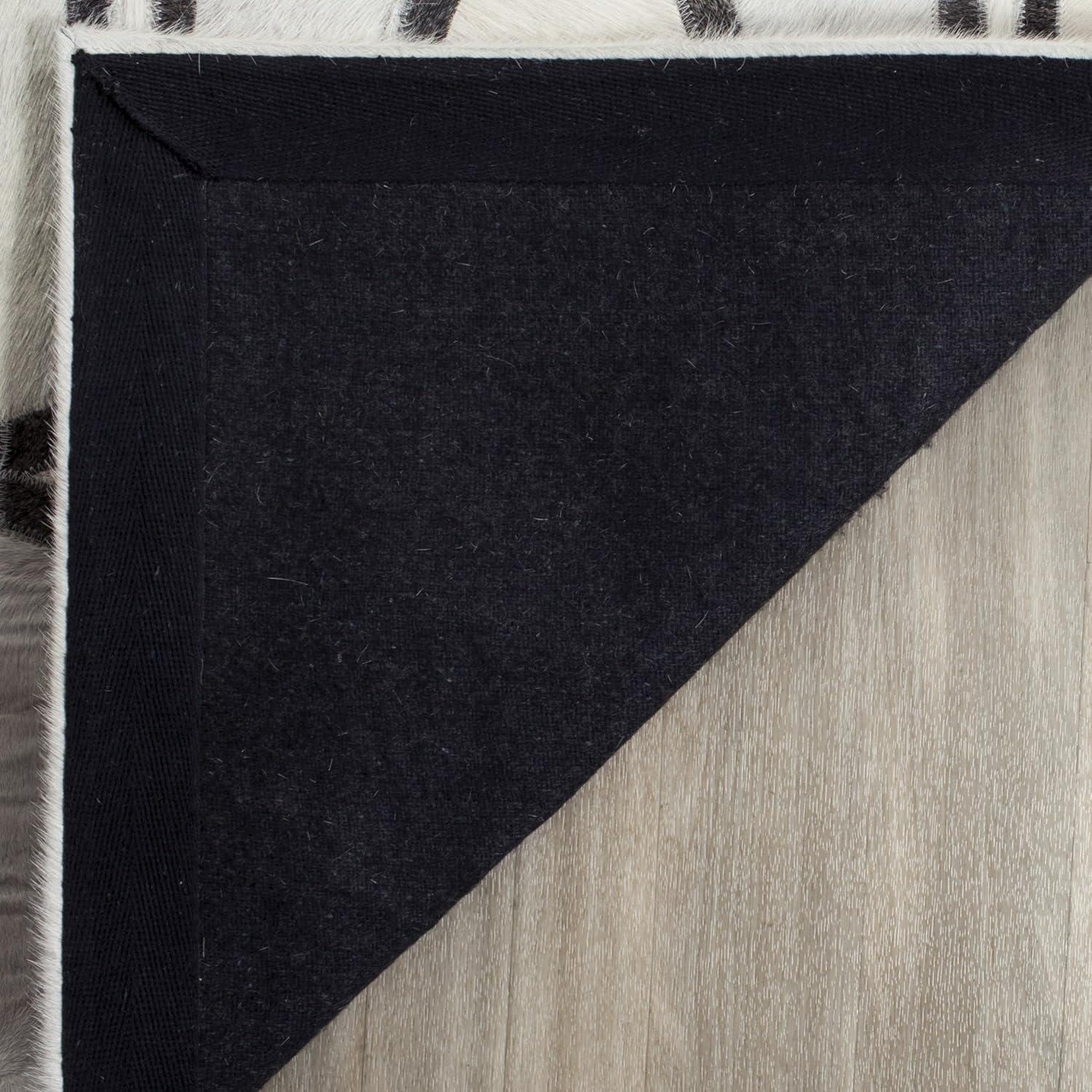 Brayden Studio® Sevastopol Studio Leather Hand Woven Leather Geometric Rug