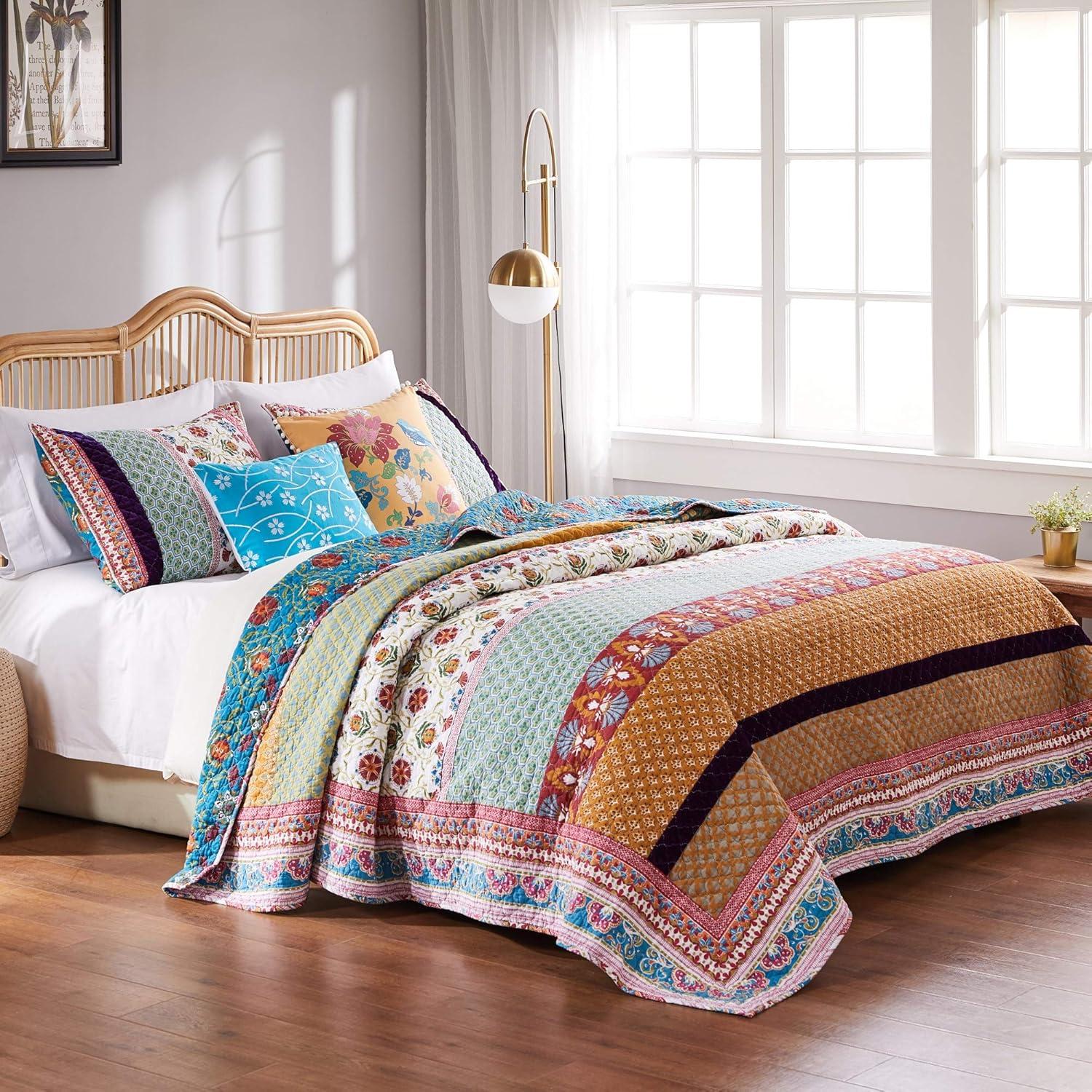 Greenland Home Fashions Thalia Quilt Bedding Set