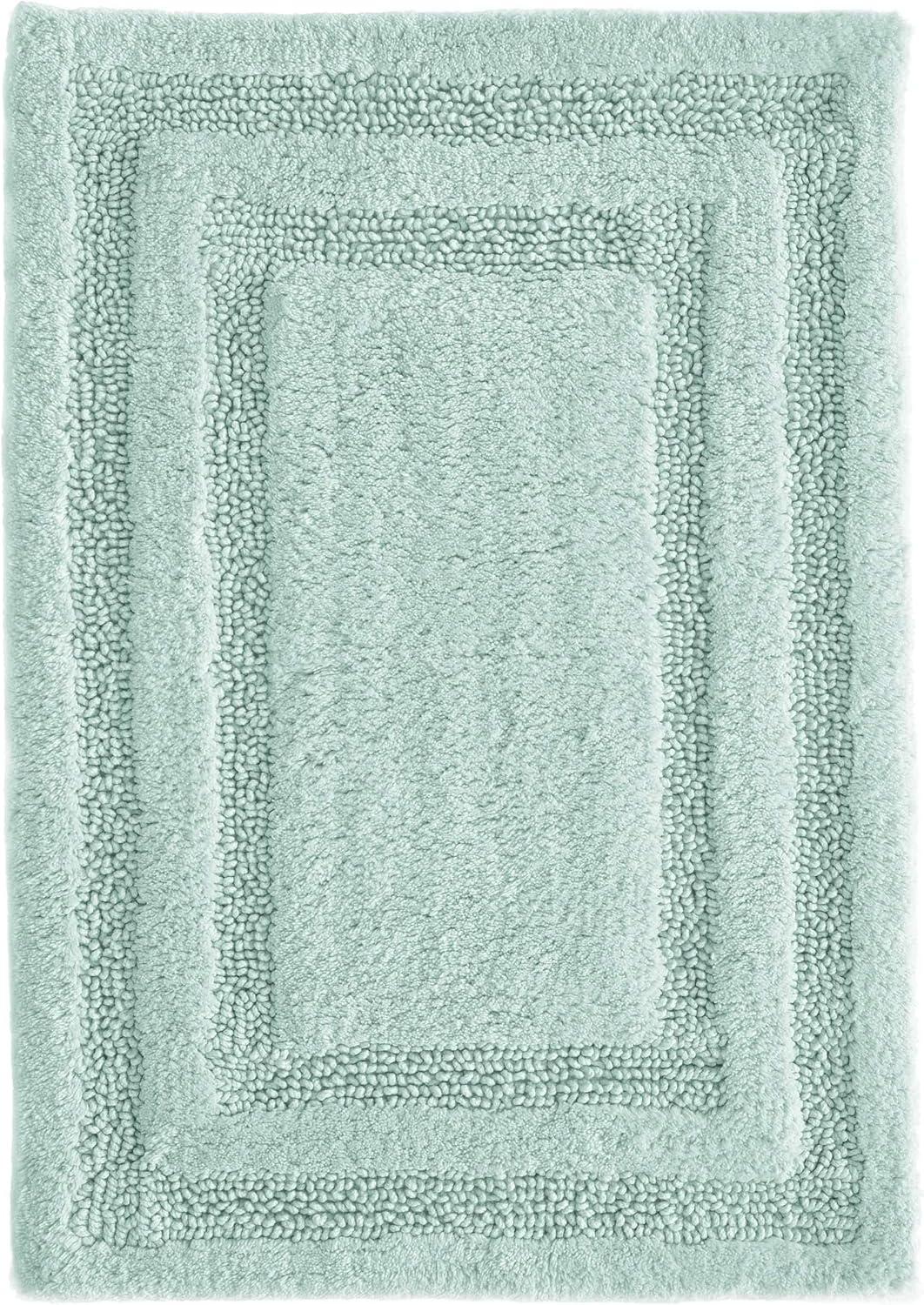 Isla Aqua Cotton Tufted 2-Piece Bath Rug Set