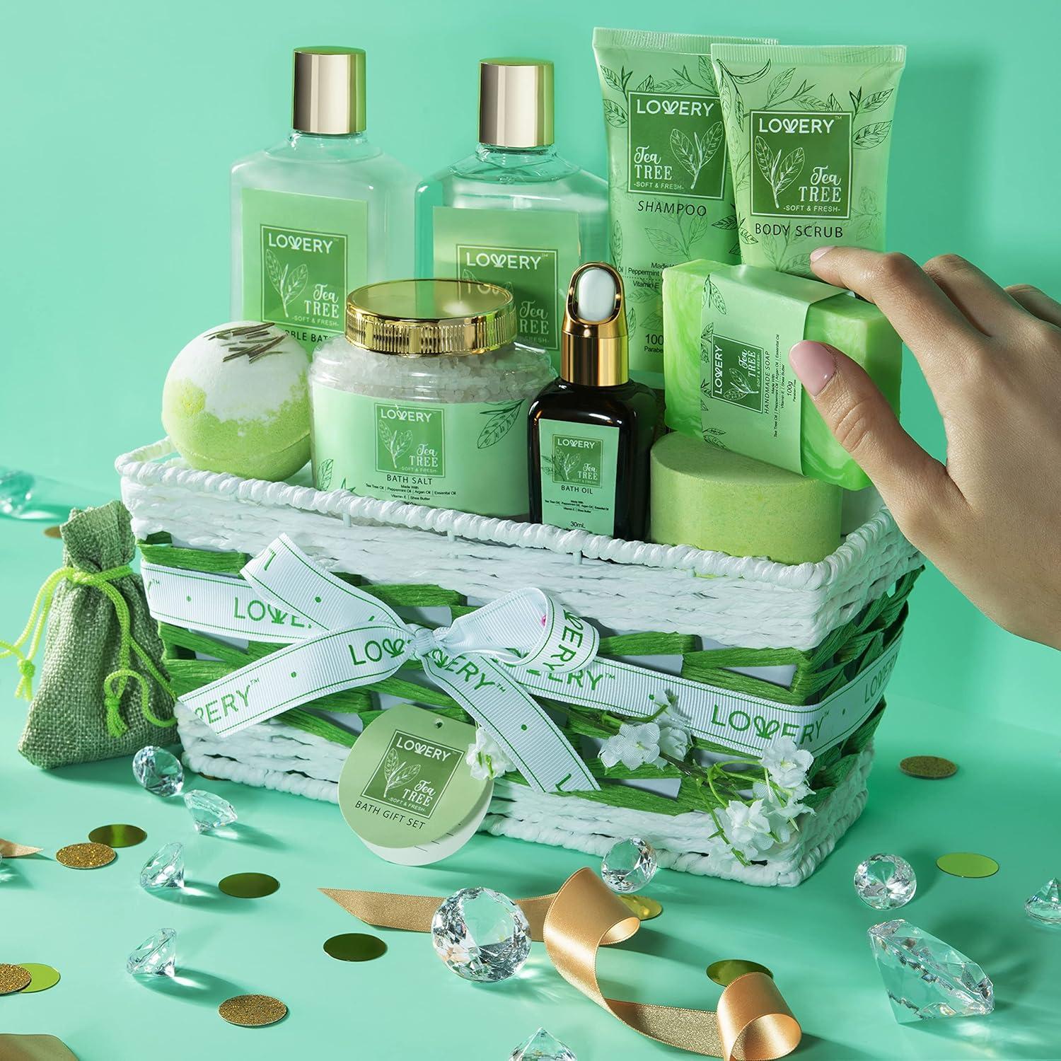Tea Tree Bath & Body Set - Luxury Aromatherapy Home Spa Set
