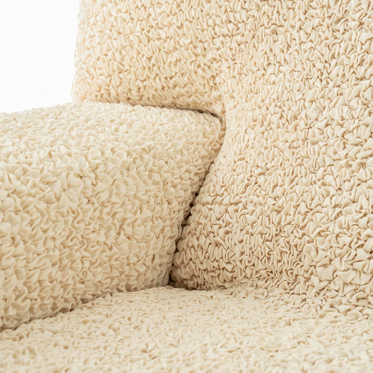 PAULATO by GA.I.CO. Stretchy Slipcover for Corner Sofa - Easy to Clean & Durable - Microfibra Collection