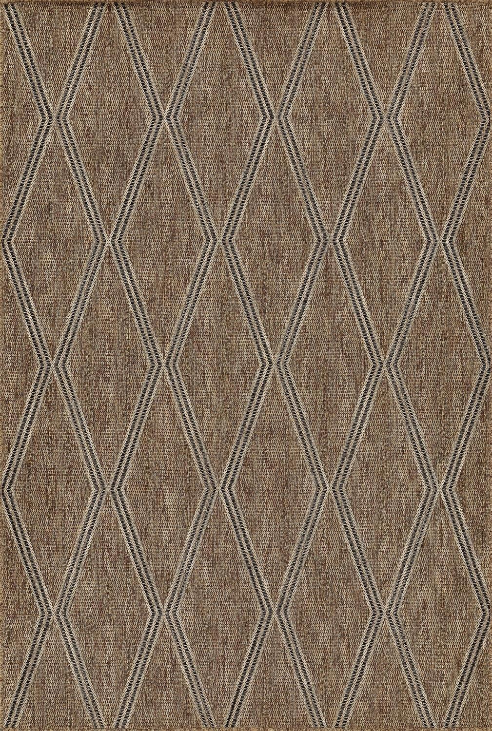 Momeni 2'x3' Hampton Ozzy Machine Loomed Indoor/Outdoor Accent Rug Blue