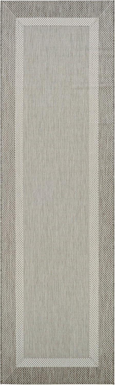 Couristan Saniya Flatwoven Champagne Taupe Indoor Outdoor Area Rug