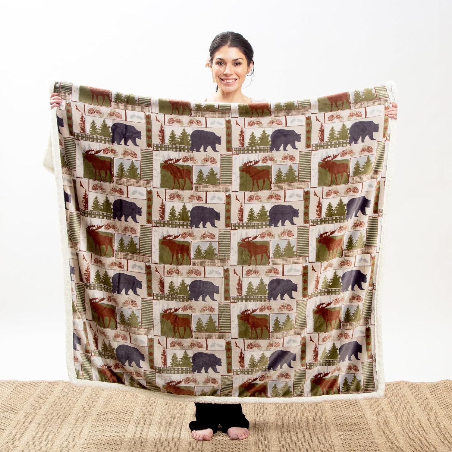 Carstens Inc. Hand Woven Throw Blanket