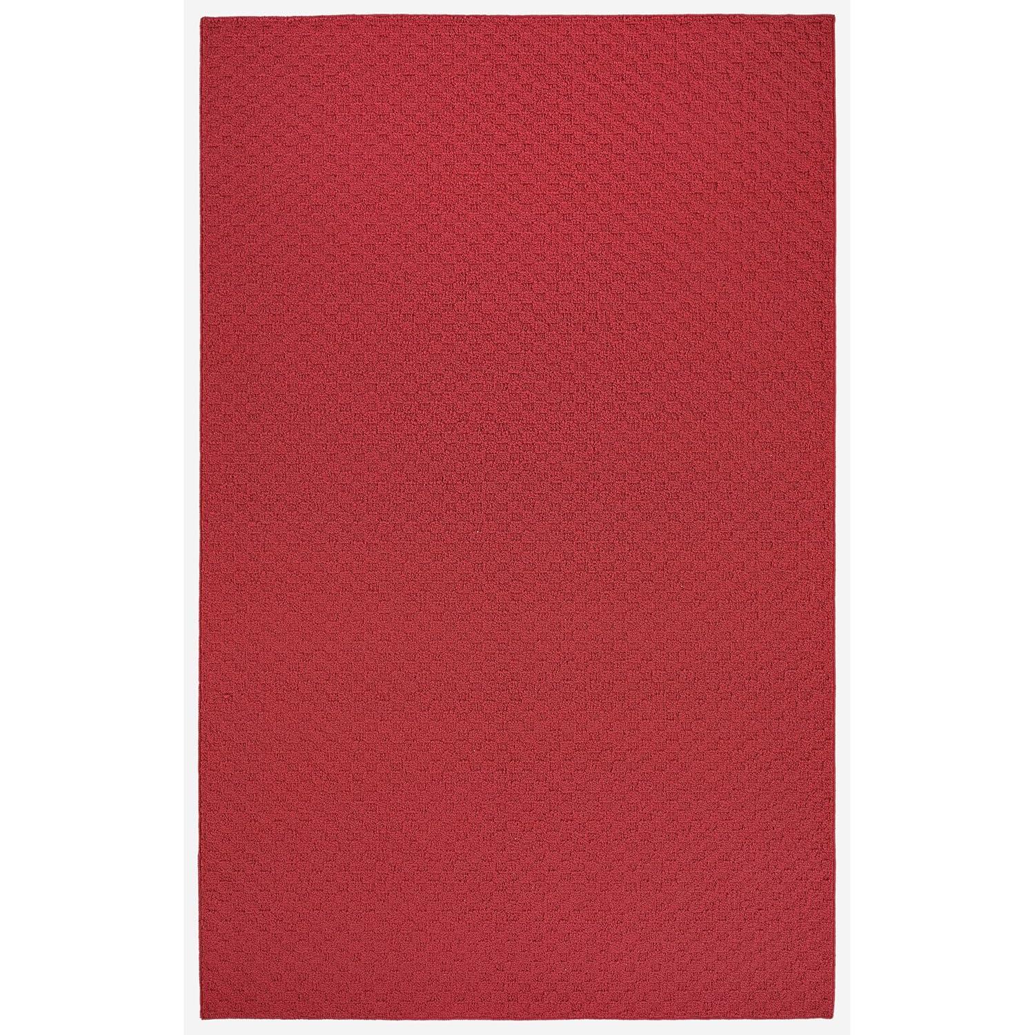Garland Town Square Alfombra Chili Roja para Interior, 8' x 10'