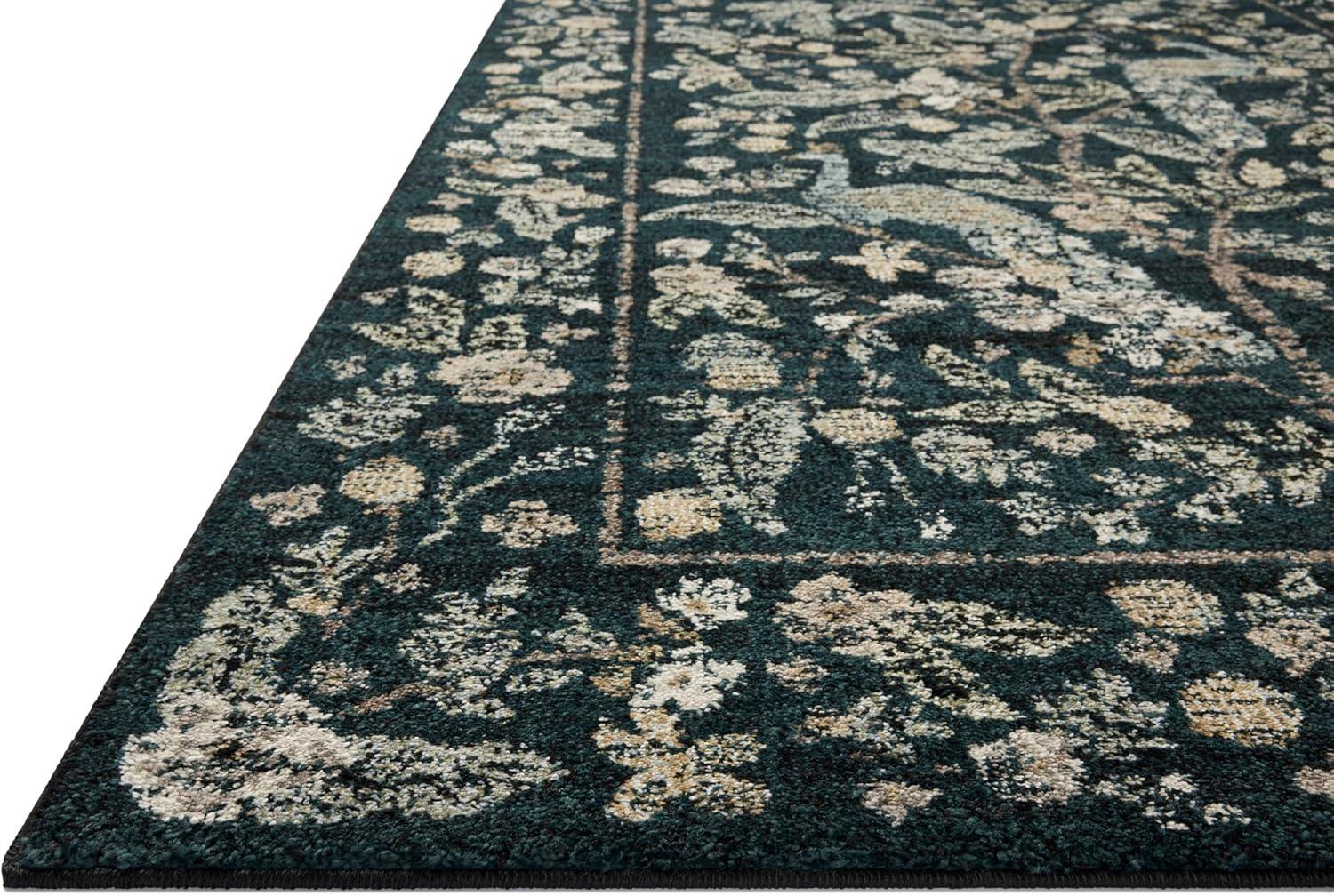 Rifle Paper Co. x Loloi Laurel Navy Area Rug