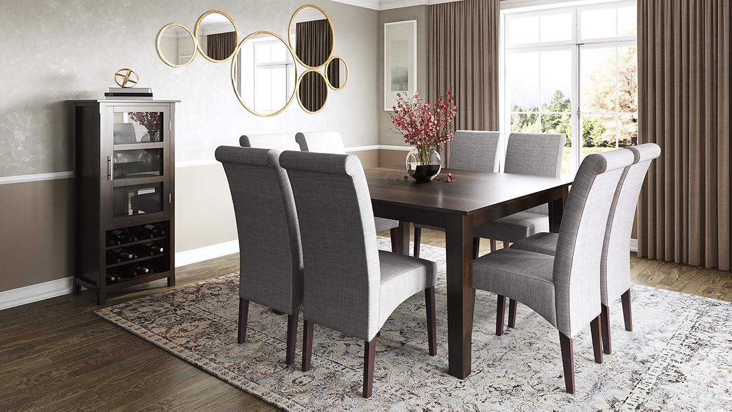 Simpli Home Eastwood Solid Wood Dining Table, Contemporary Style & Reviews | Wayfair