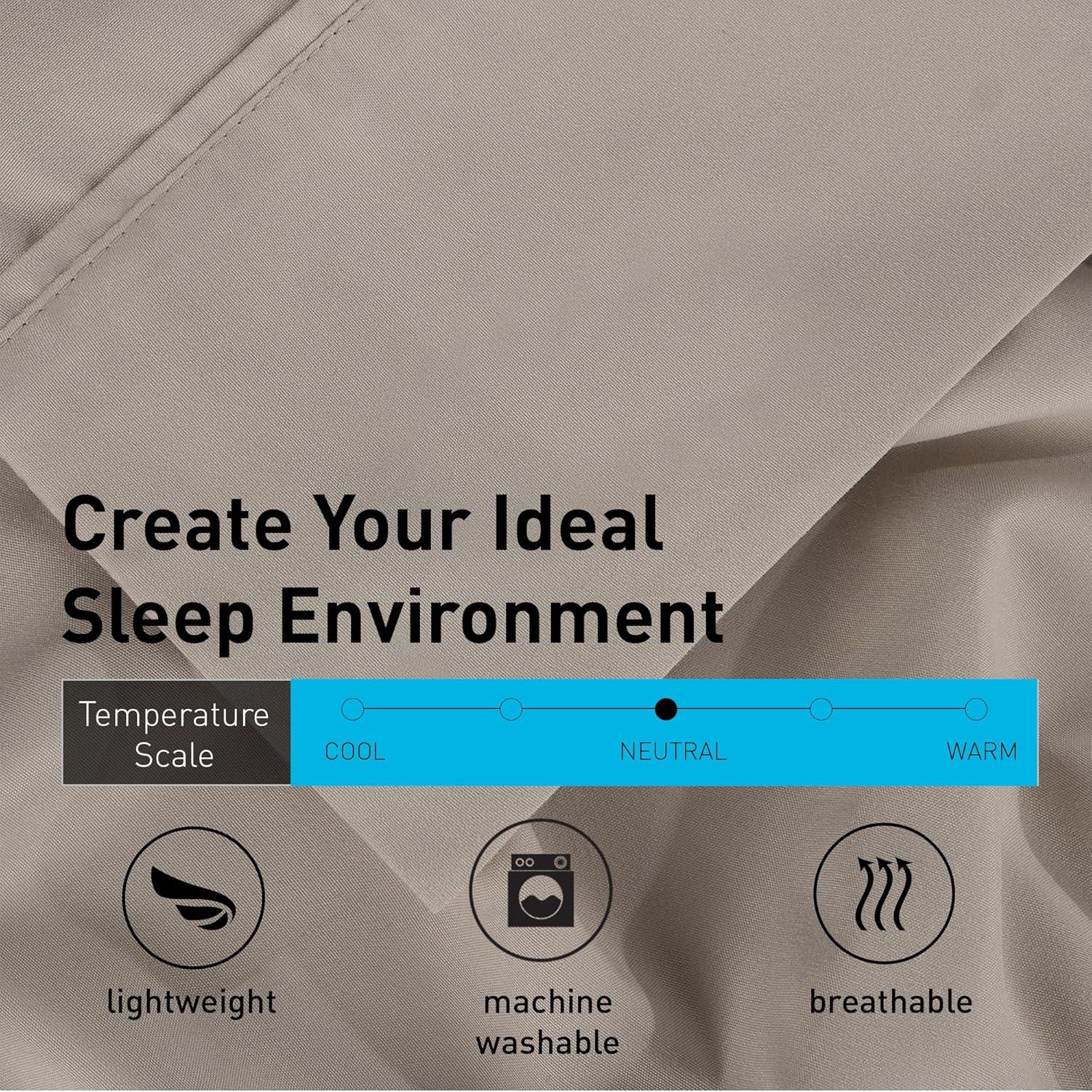 Bedgear Bedgear Basic Bed Sheet Set - Breathable, Soft, Lightweight Essential Bedding