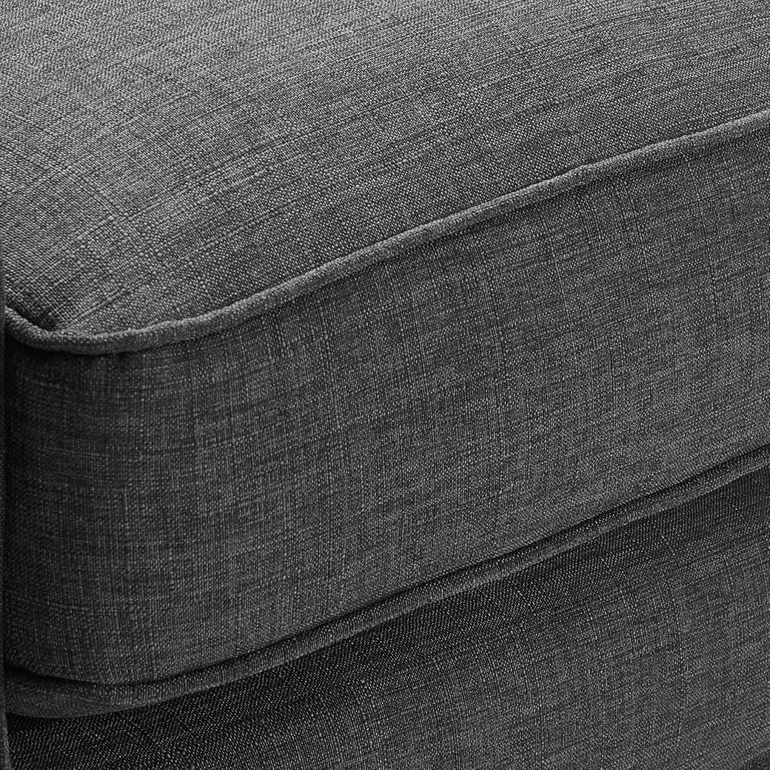 Serta Harmon Upholstered Reversible Sectional Sofa and Chaise
