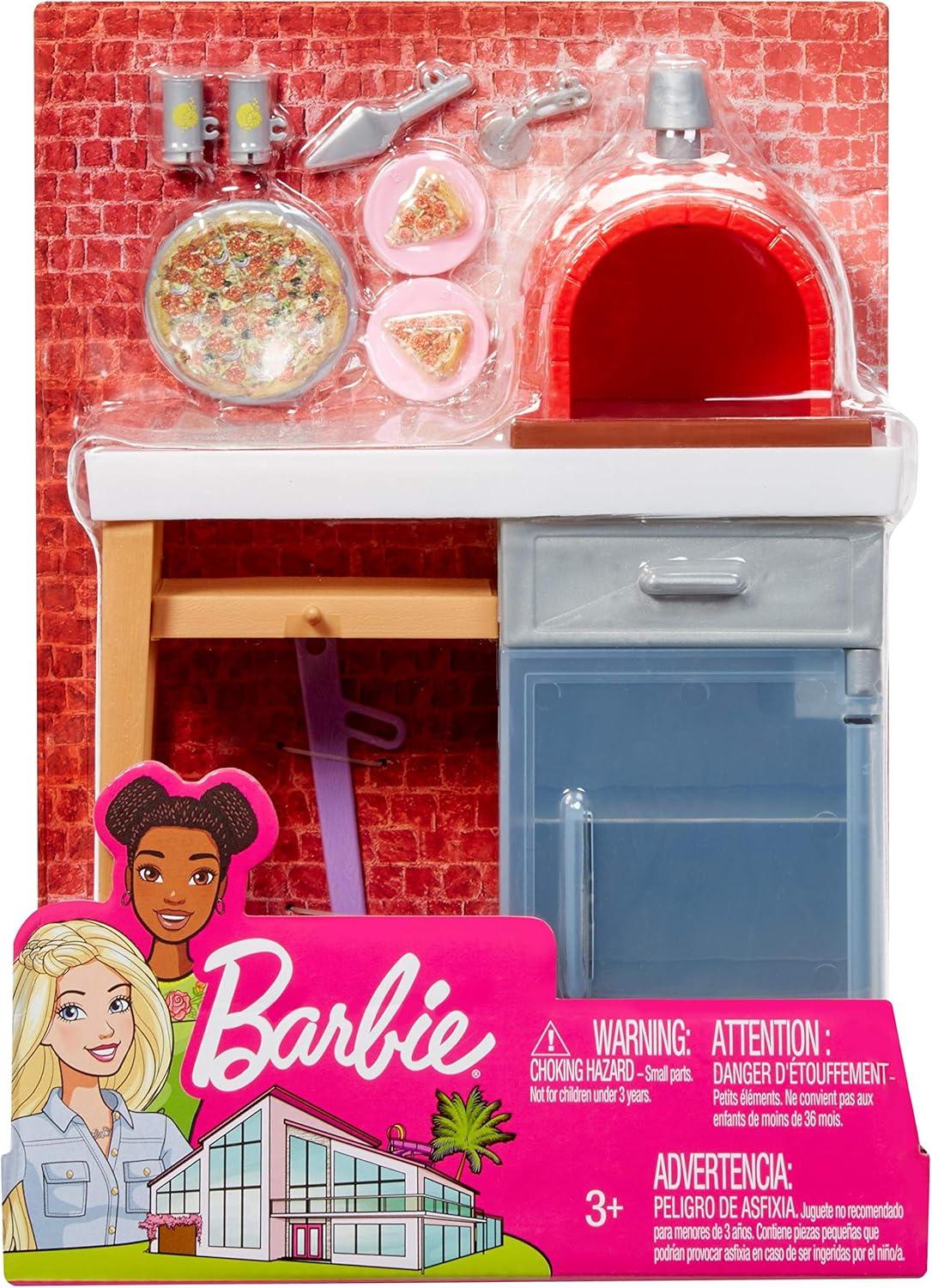 Barbie Estate Outdoor Furniture Set, Brick Pizza Oven