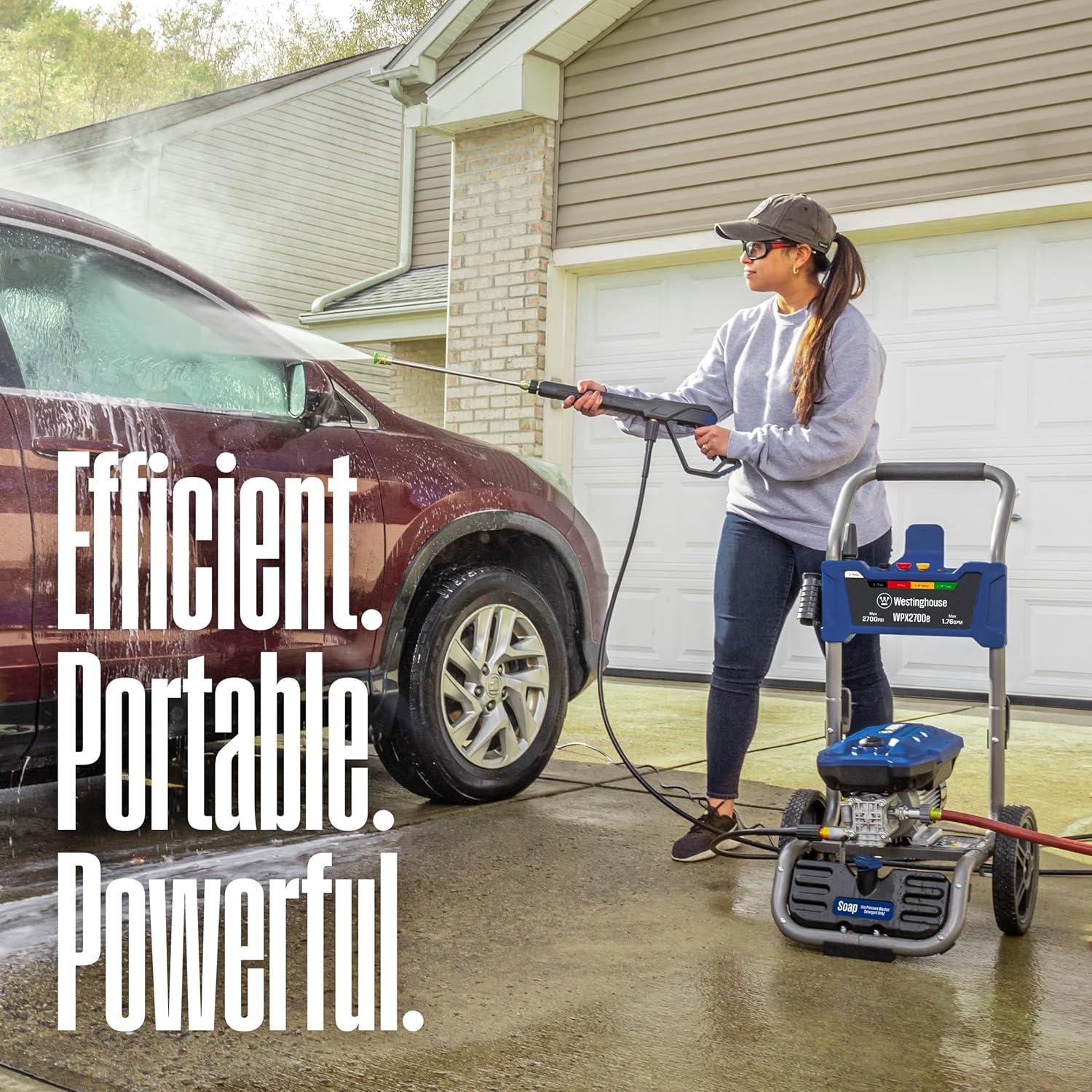 Westinghouse 2700 PSI Blue Electric Pressure Washer with Soap Tank