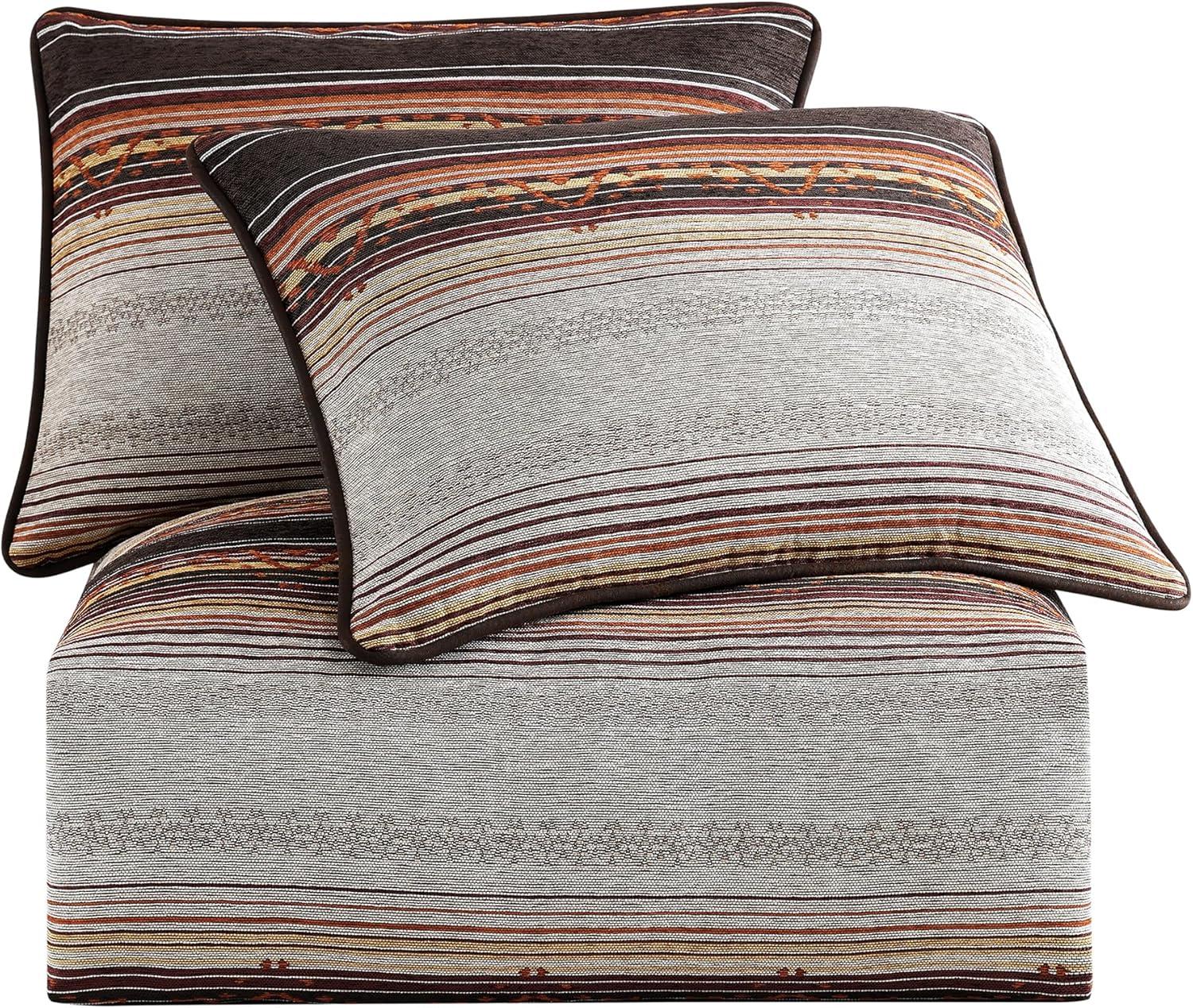 Paseo Road by HiEnd Accents Estes Chenille Jacquard Southwestern Lodge Comforter Set