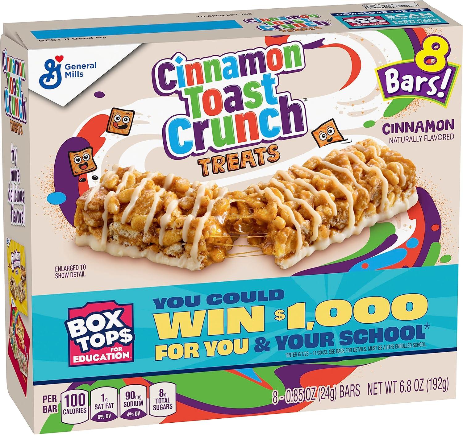 Cinnamon Toast Crunch Breakfast Cereal Bars - 8ct