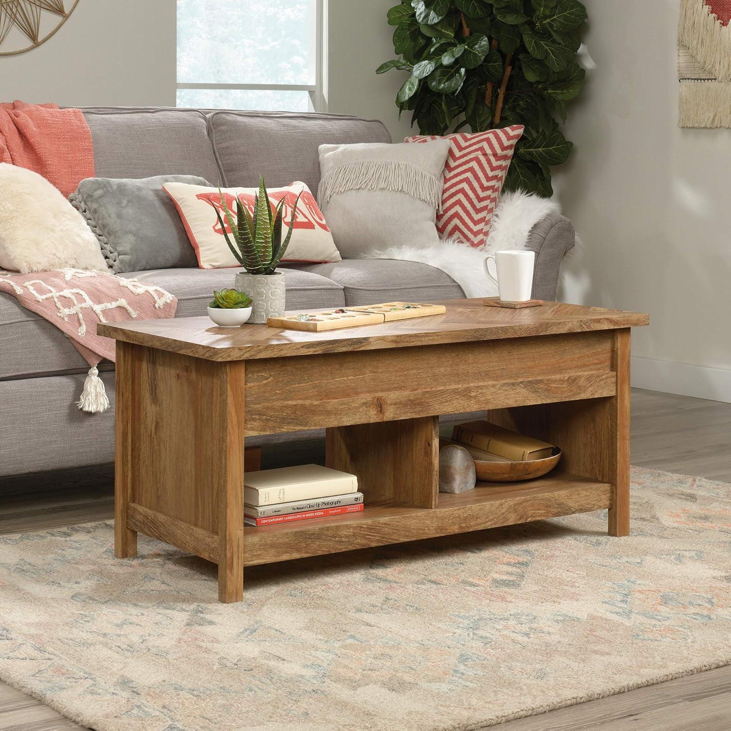 Sauder Cannery Bridge Coffee Table, Sindoori Mango Finish