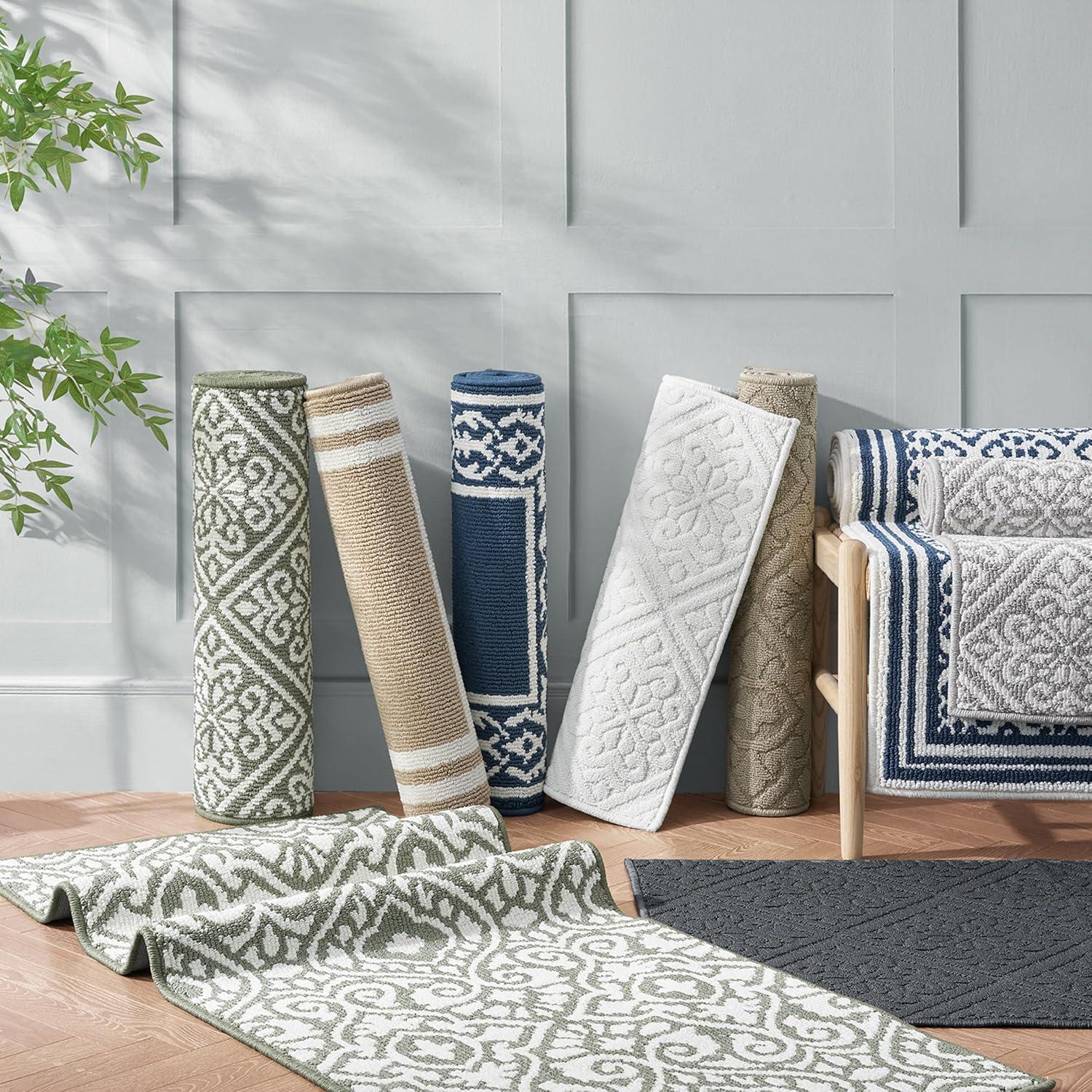 Laura Ashley Feya Two-Tone All Loop Tufted Rugs