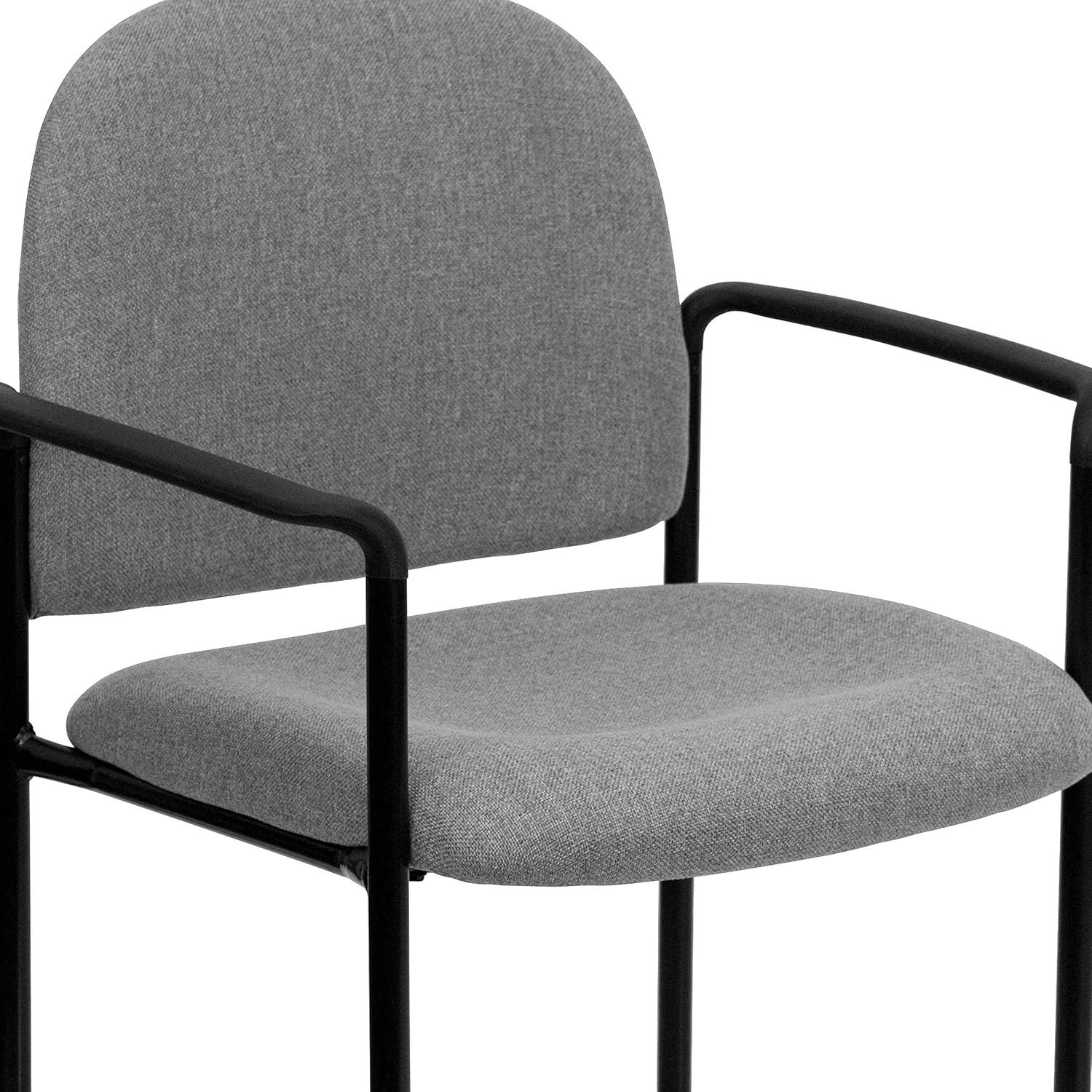 Prather Stackable Steel Ergonomic Side Reception Chair by Flash Furniture