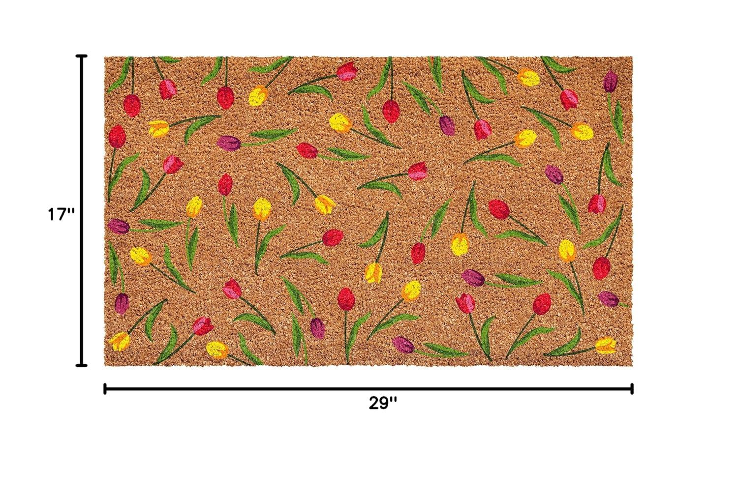 Colorful Tulips Doormat 17' x 29'