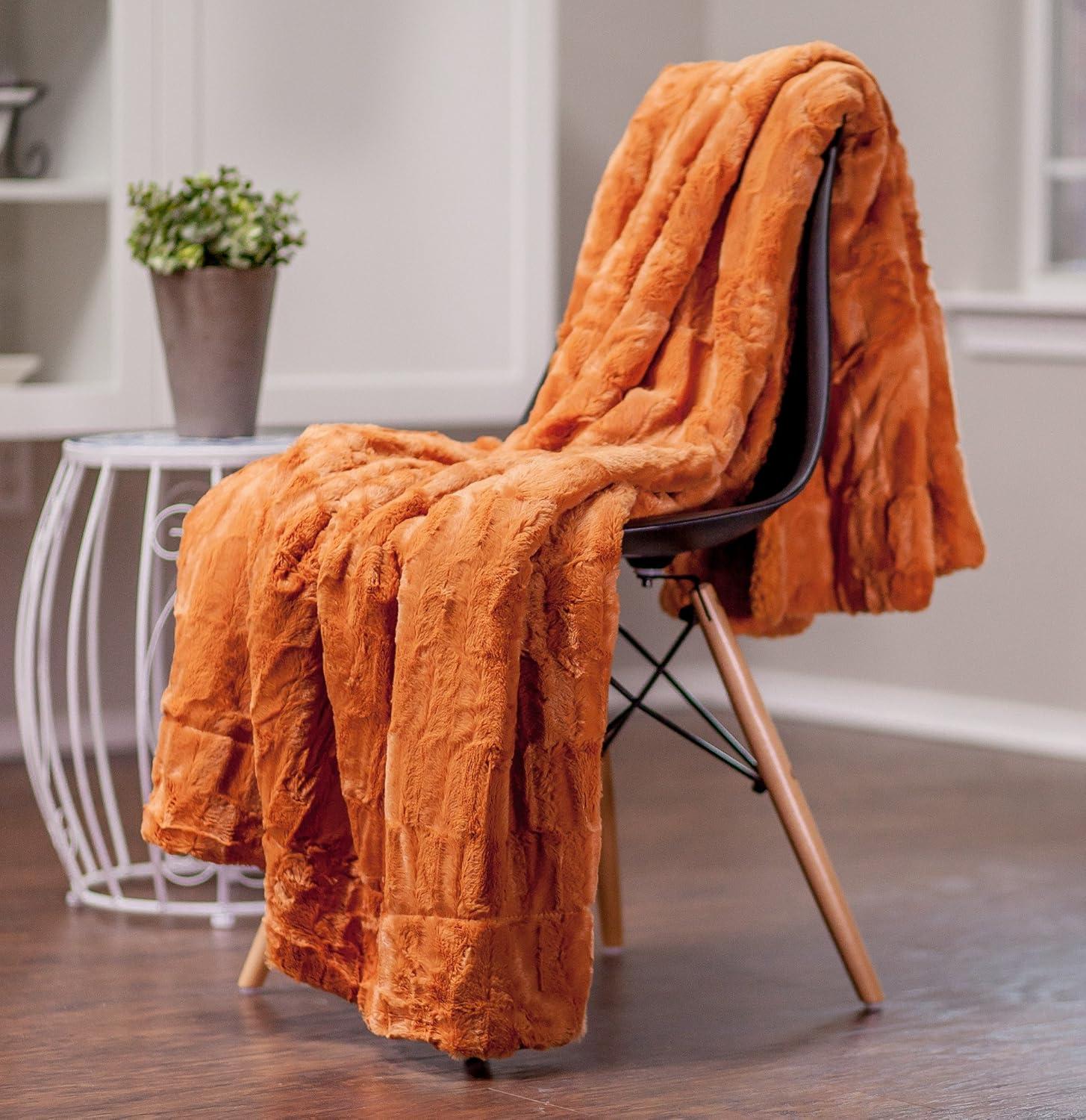 Chanasya Faux Fur Throw