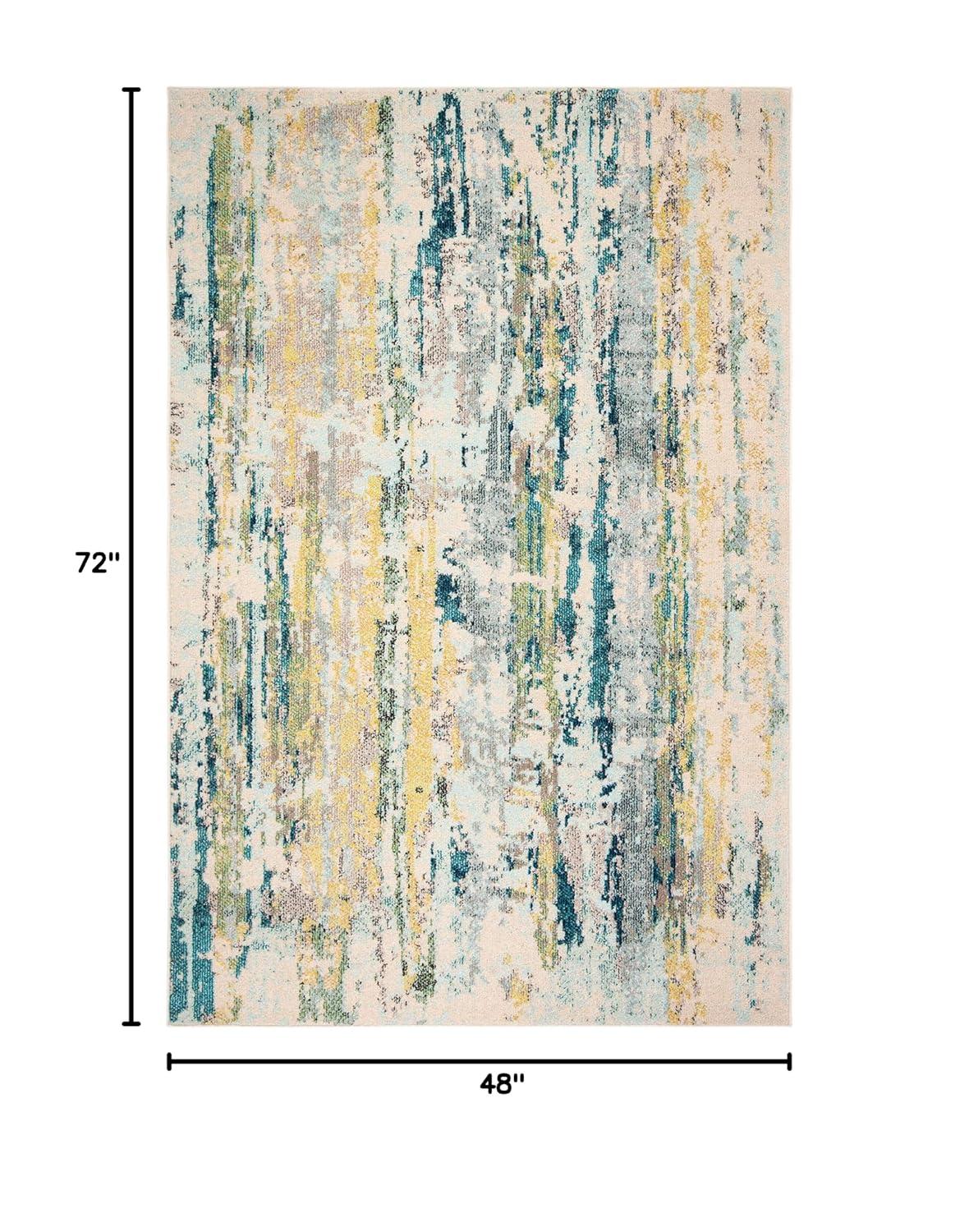 Madison MAD260 Power Loomed Area Rug - Beige/Olive - 4'x6' - Safavieh.