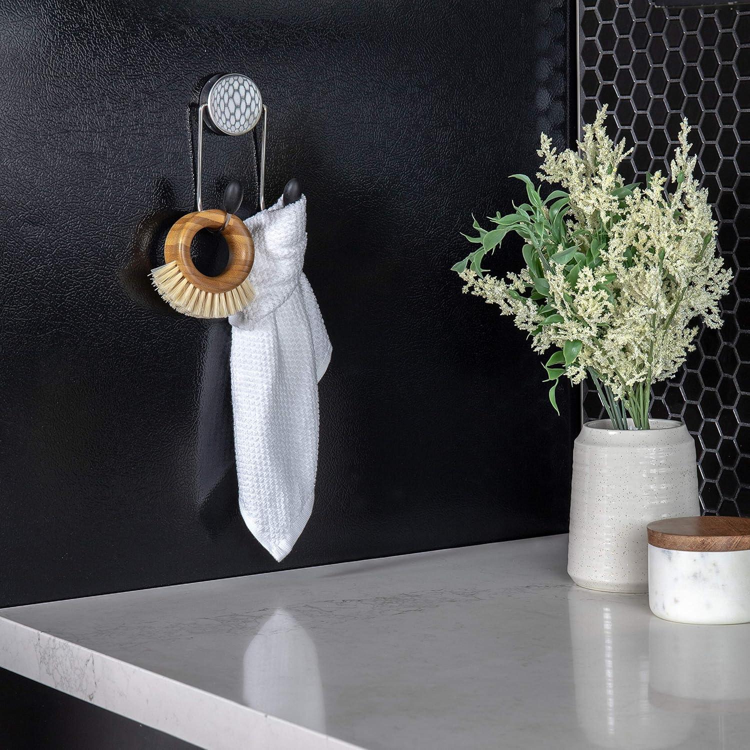 Stainless Steel Magnetic Wall Mounted Hook Rack