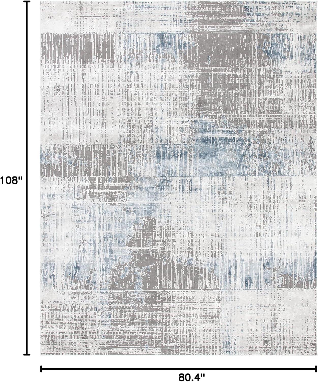 Craft CFT874 Loomed Indoor Area Rug - Grey/Blue - 6'7"x9' - Safavieh