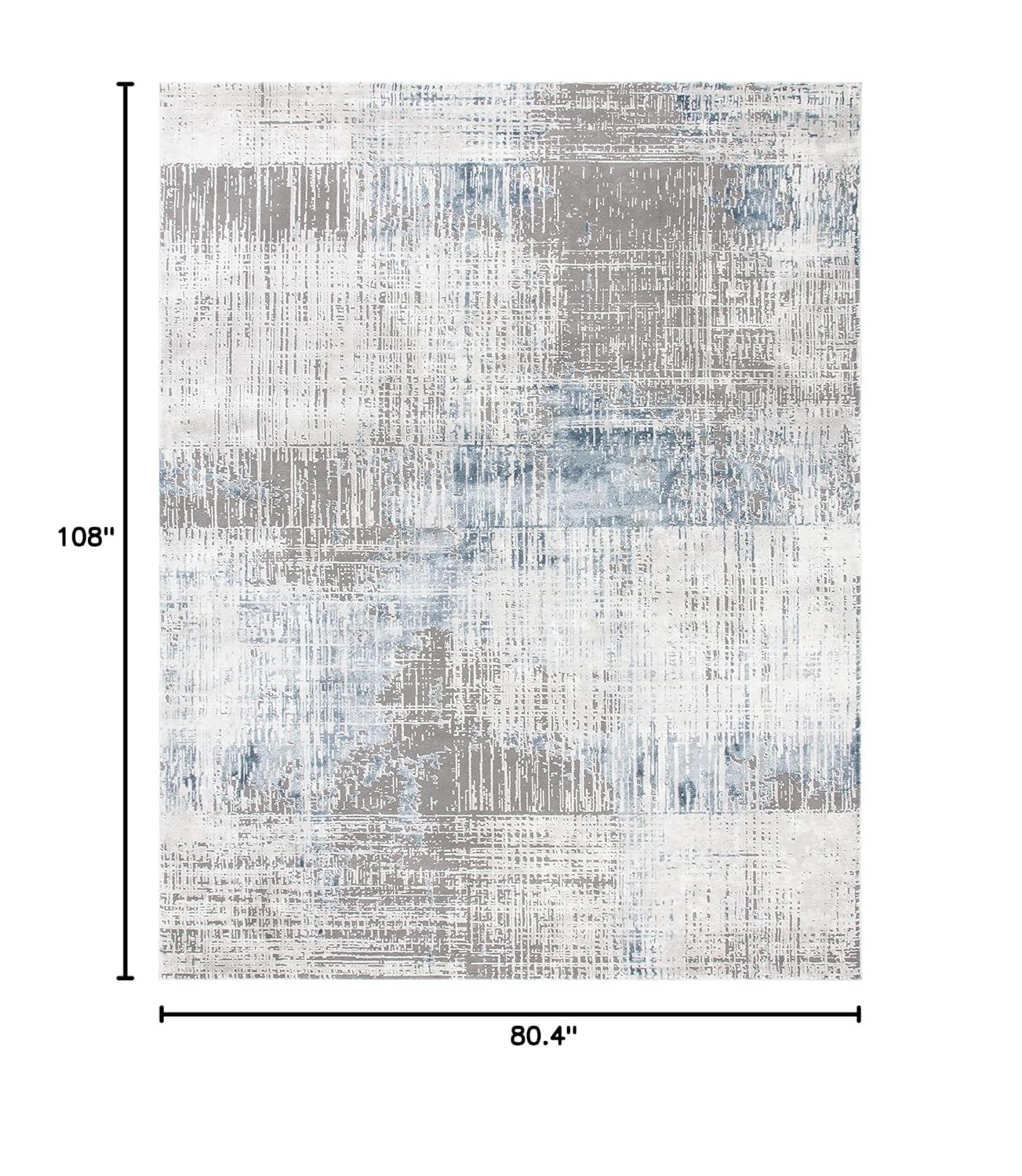 Craft CFT874 Loomed Indoor Area Rug - Grey/Blue - 6'7"x9' - Safavieh