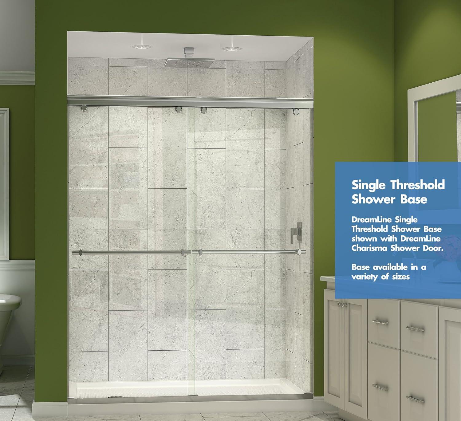 SlimLine 60" x 36" Single Threshold Shower Base