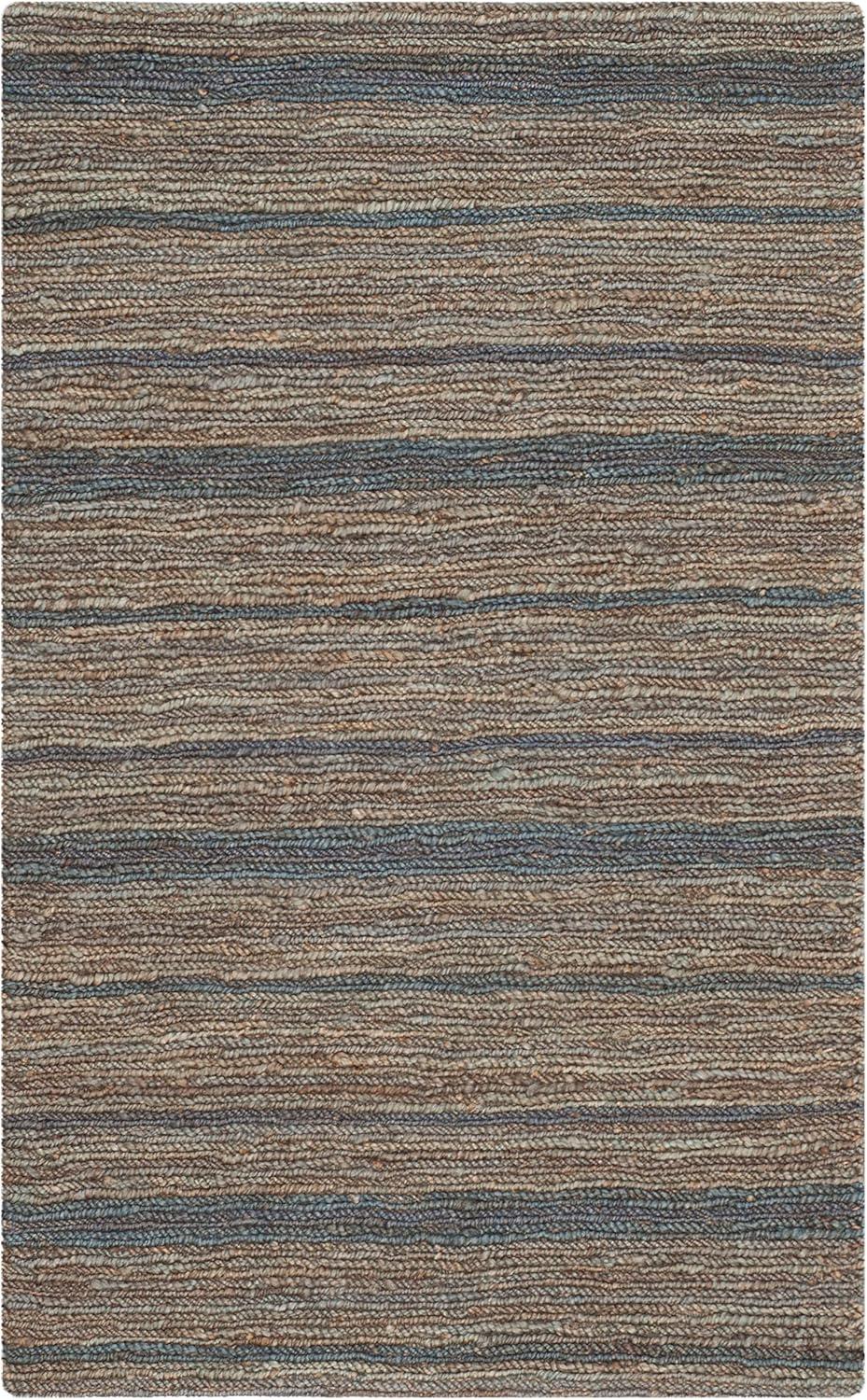 Organic ORG115 Hand Knotted Accent Rug Blue 3' X 5' - Safavieh.