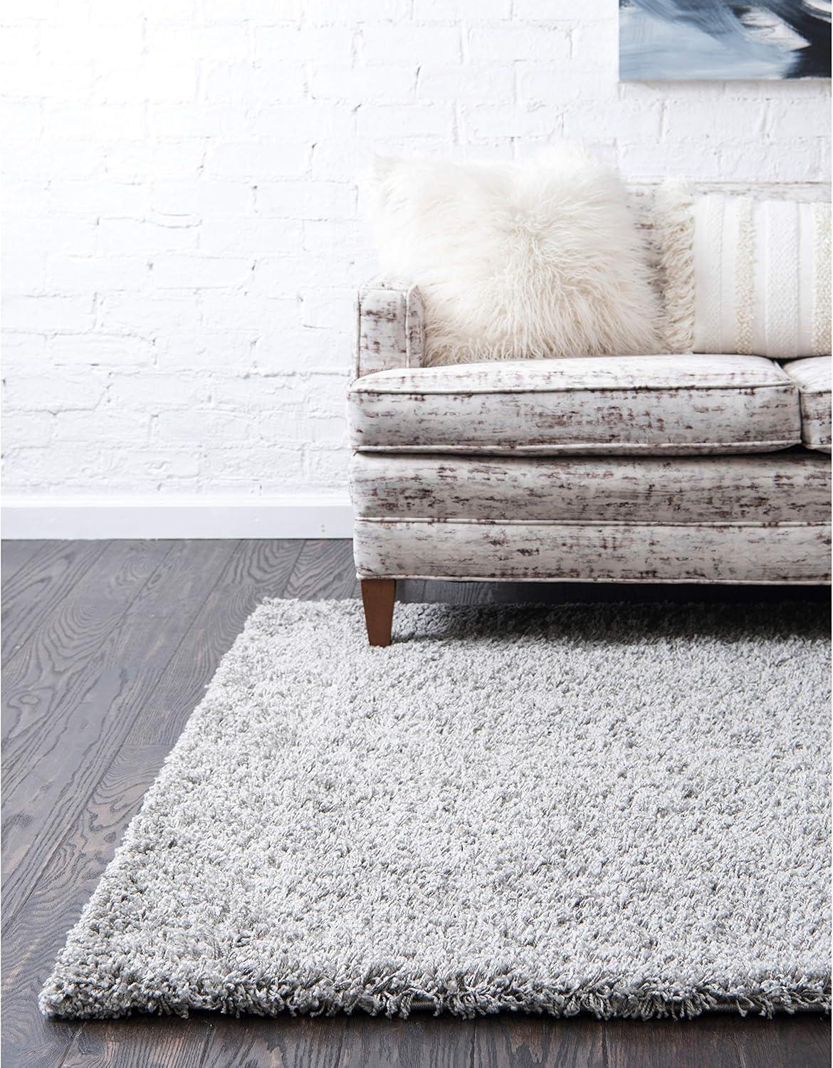 Unique Loom Solid Shag Solid Indoor Woven Area Rug