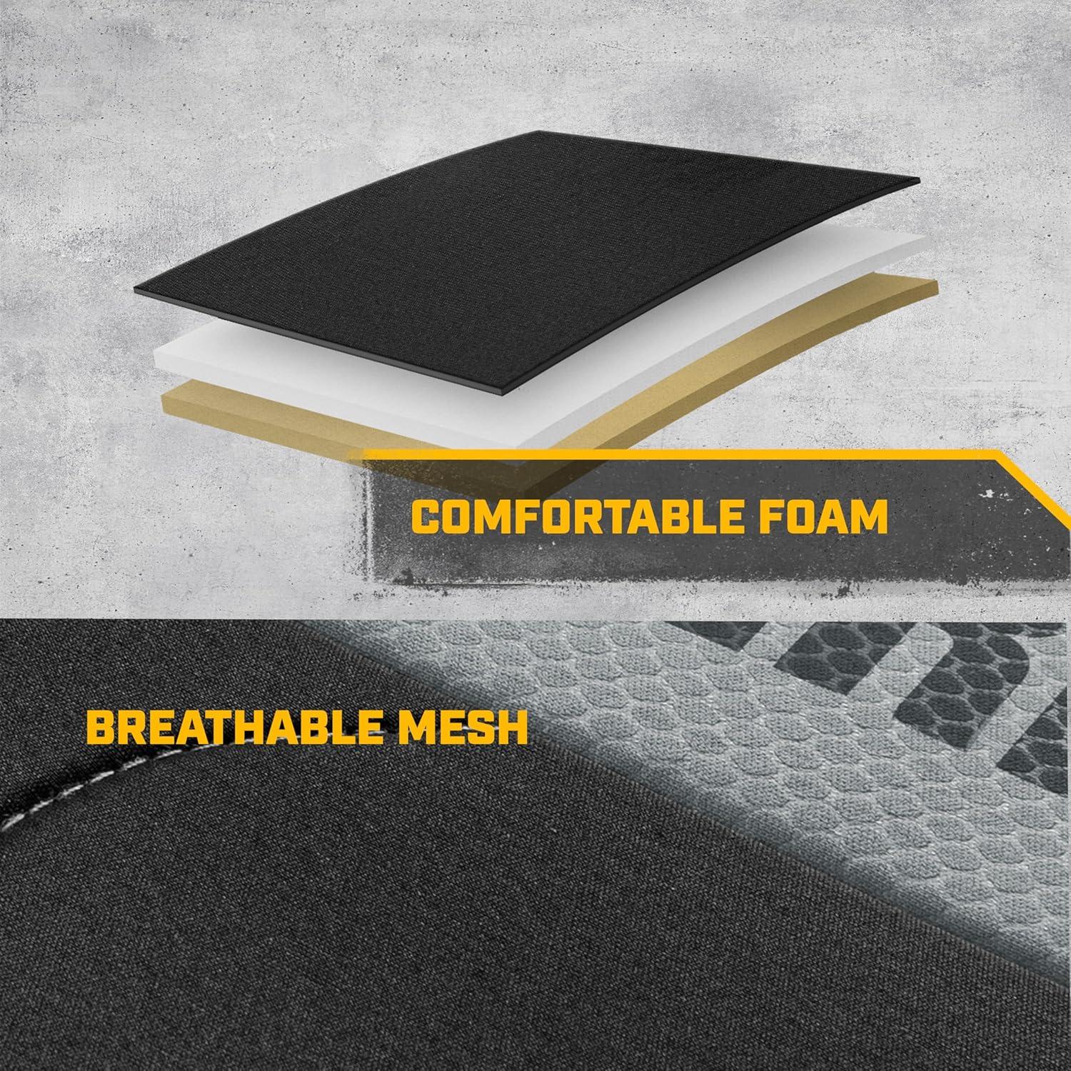 Universal Fit Black and Gray Poly-Cotton Automotive Seat Covers
