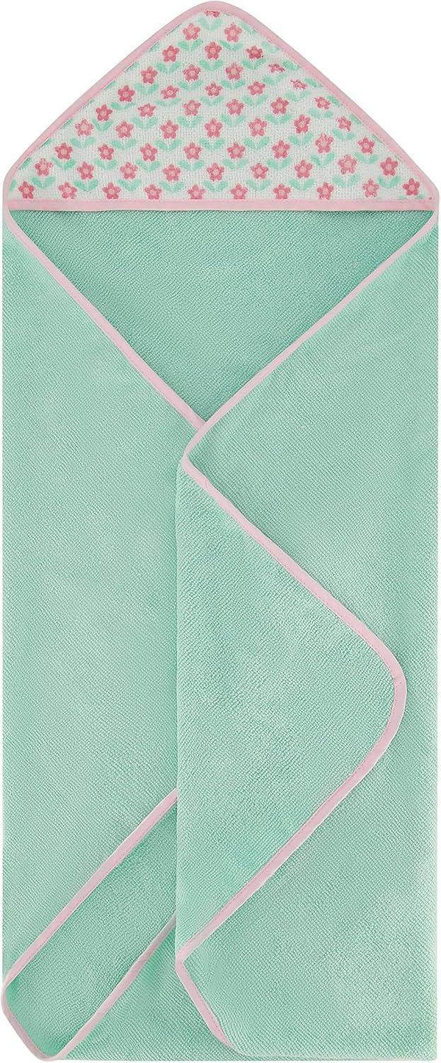 3 Pack Cudlie Baby Buttons & Stitches Hooded Bath Towels - Bless This Baby Print