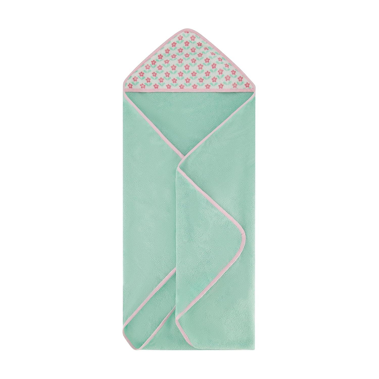 3 Pack Cudlie Baby Buttons & Stitches Hooded Bath Towels - Bless This Baby Print