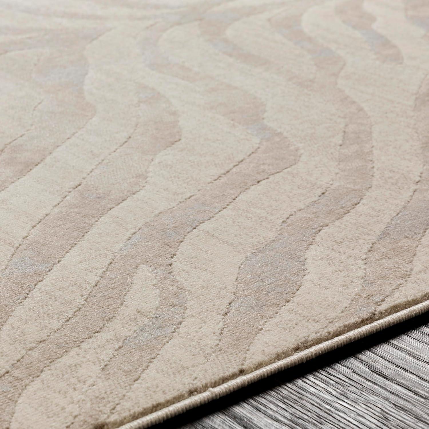 Mark & Day Chambery 3'11"x5'7" Rectangle Woven Indoor Area Rugs Light Gray