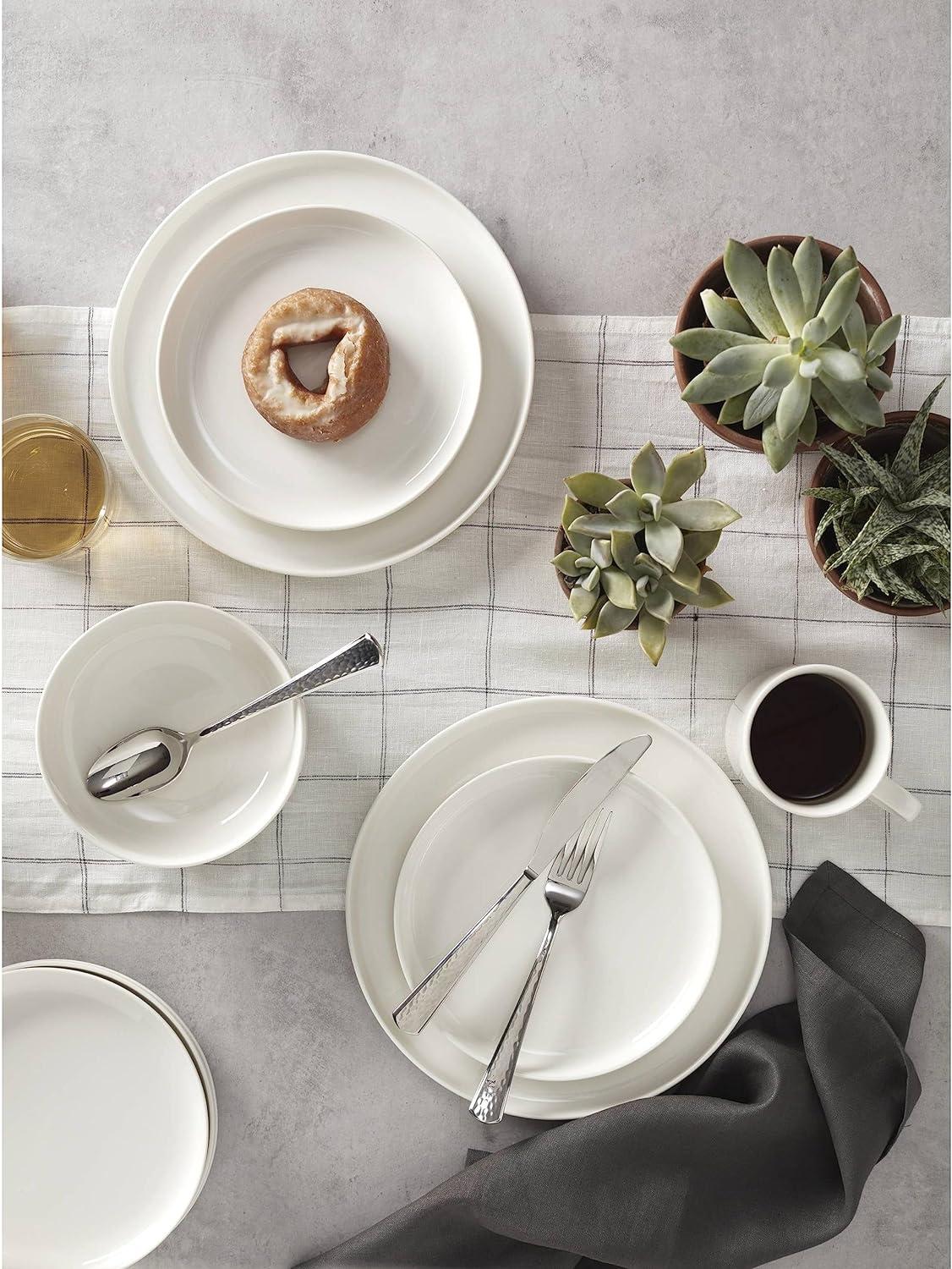 Oneida Entertain 365 24 Seven White 12 - Piece Dinnerware Set (Set of 4)