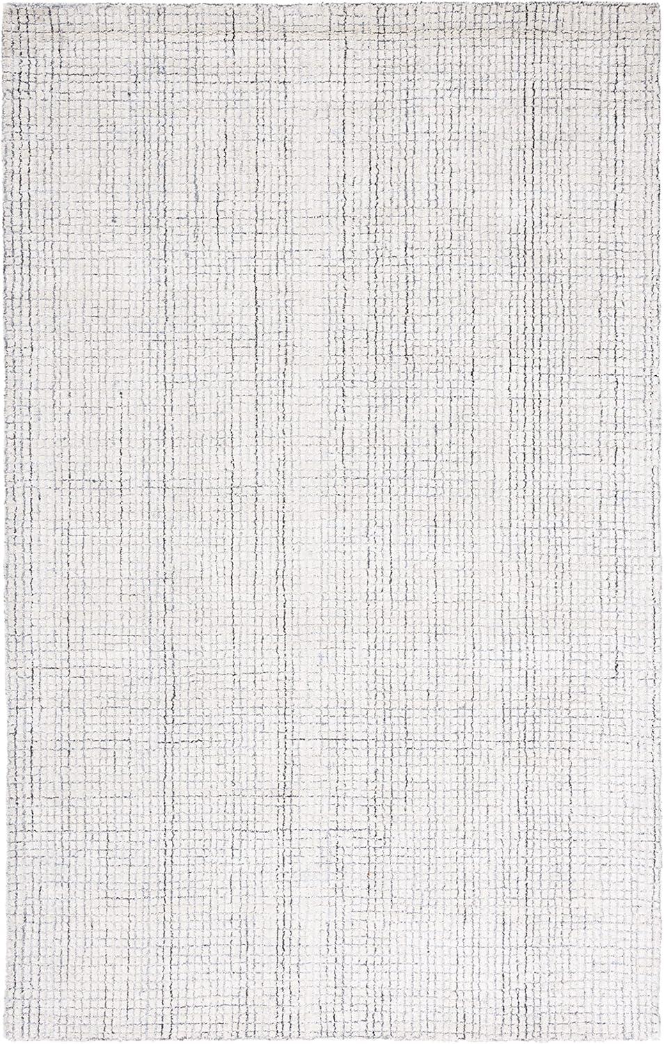 Abstract ABT470 Handmade Indoor Accent Rug - Ivory/Grey - 2'x3' - Safavieh