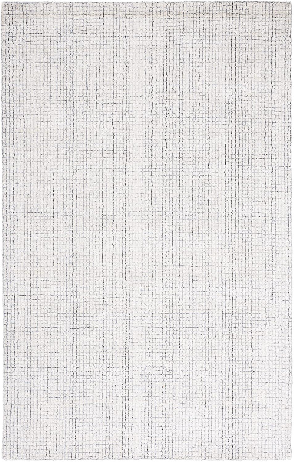 Abstract ABT470 Handmade Indoor Accent Rug - Ivory/Grey - 2'x3' - Safavieh