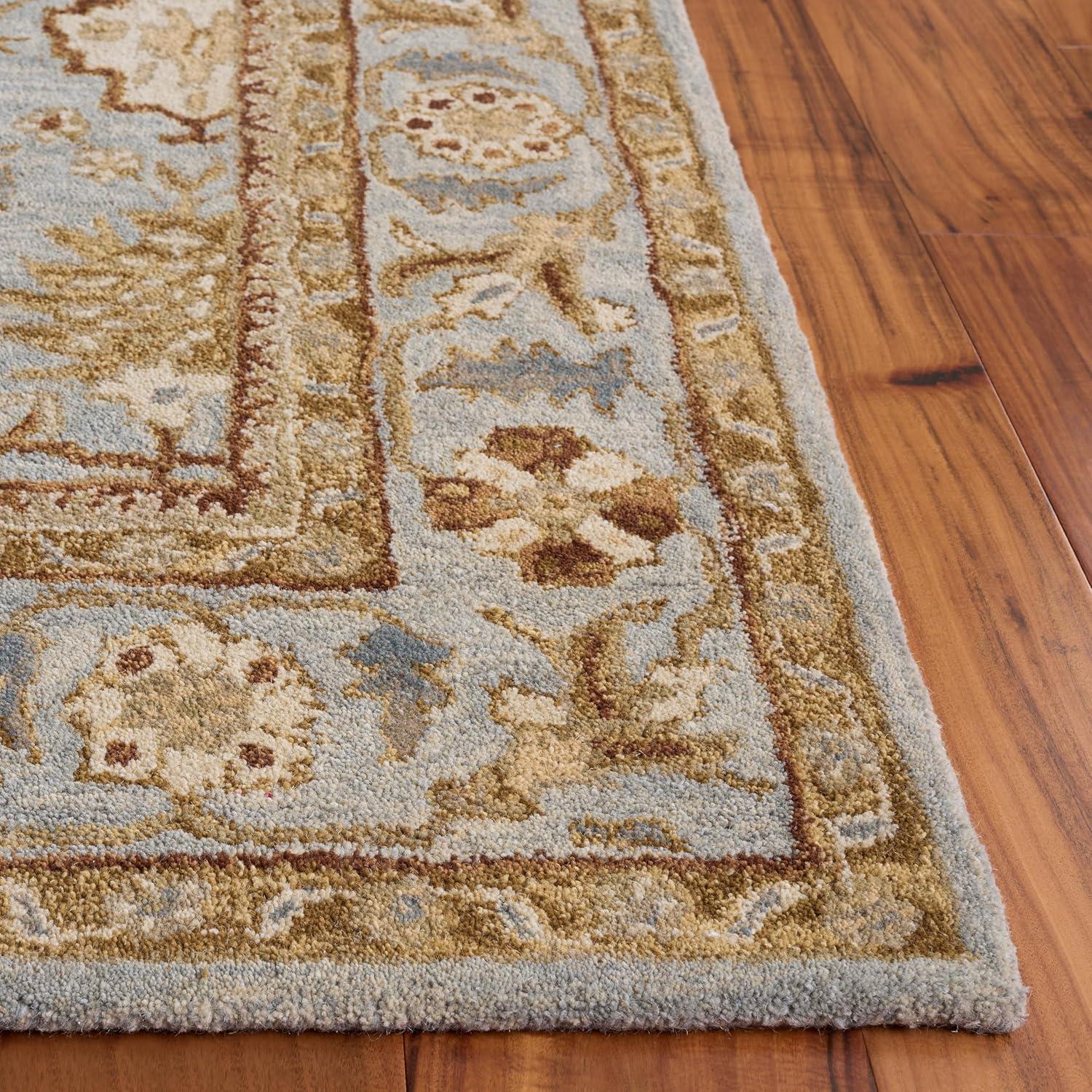 Antiquity AT60 Hand Tufted Area Rug - Light Grey - 8'9"x11'9" - Safavieh.