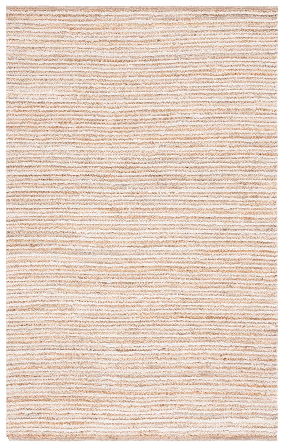 Cape Cod CAP151 Handmade Woven Area Rug - Natural/Ivory - 4' X 6' - Safavieh