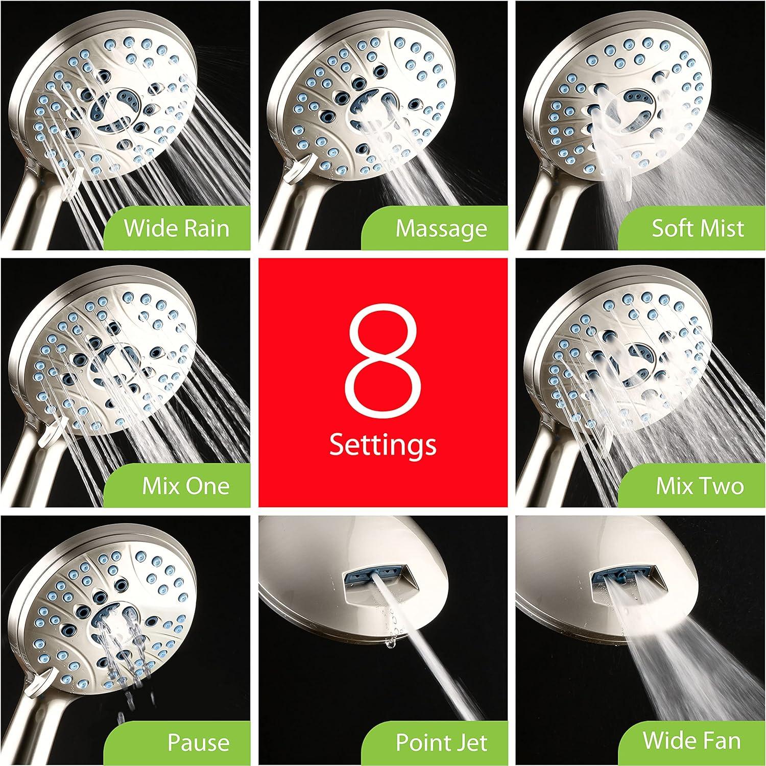 Dual Shower Head 2.5 GPM GPM