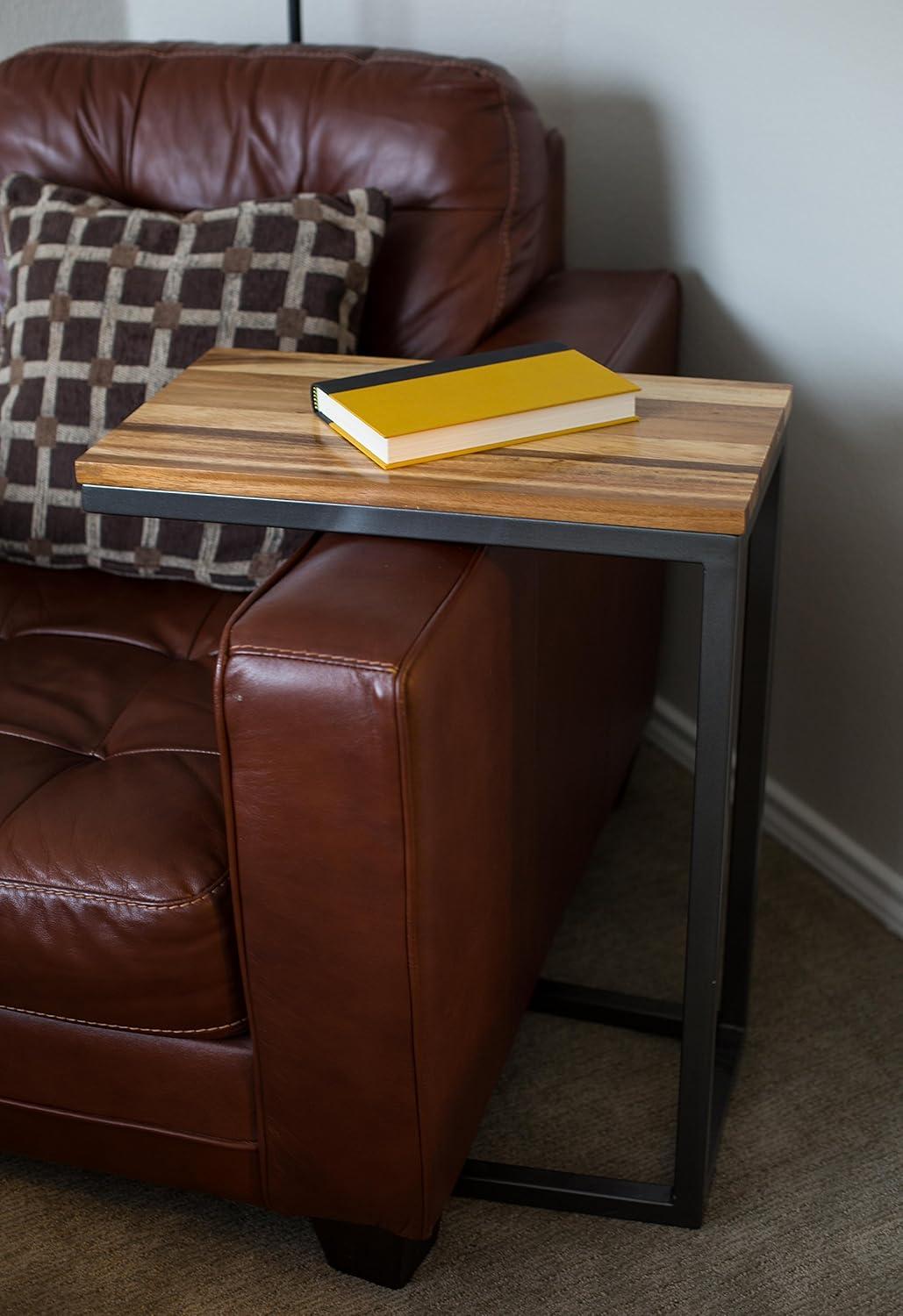 Solid Wood Top End Table