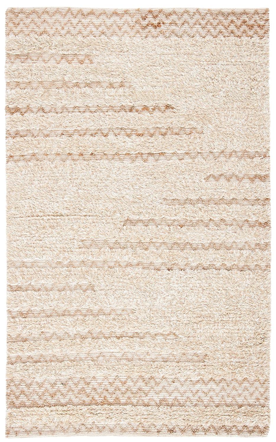 Natura NAT720 Hand Loomed Indoor Area Rug - Beige/Natural - 5'x8' - Safavieh