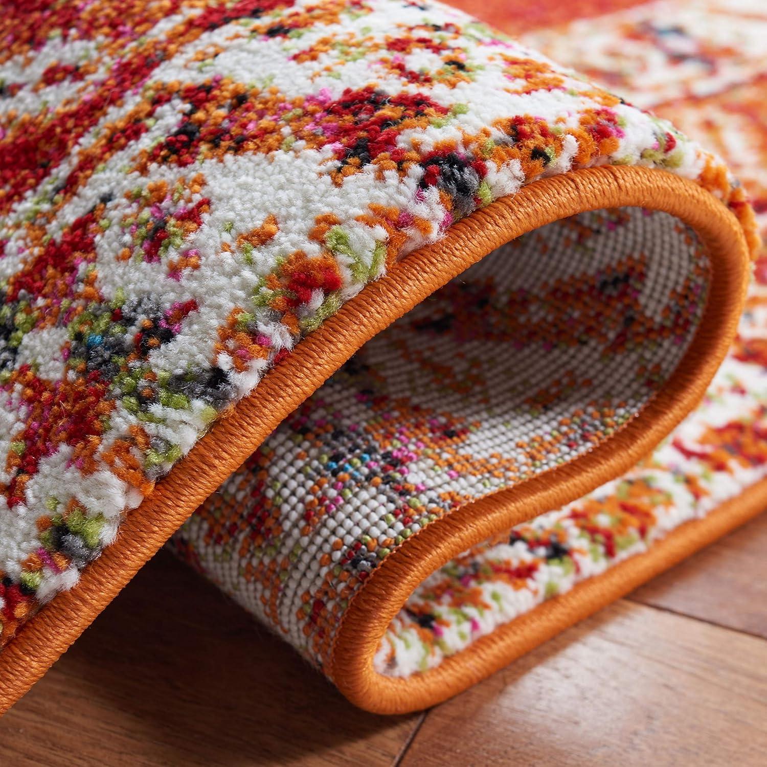 Vintage Hamadan VTH228 Power Loomed Indoor Runner Rug - Red/Navy - 2'3"x6' - Safavieh