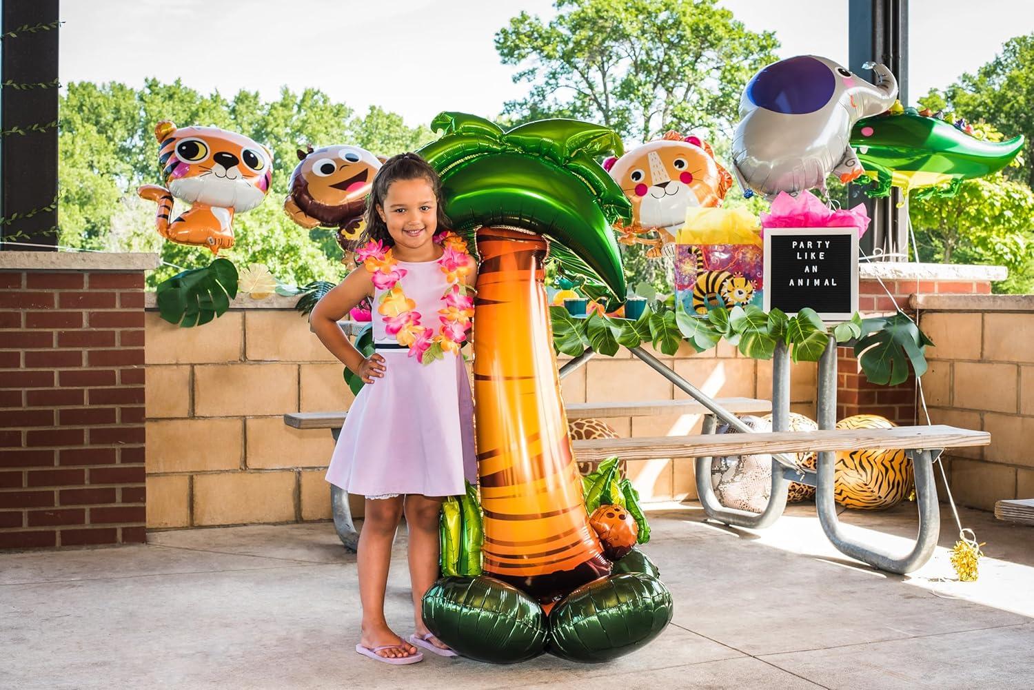 Anagram 4246711 Palm Tree Airloonz Foil Mylar Party Balloon, 56", Multicolor, Pack of 1