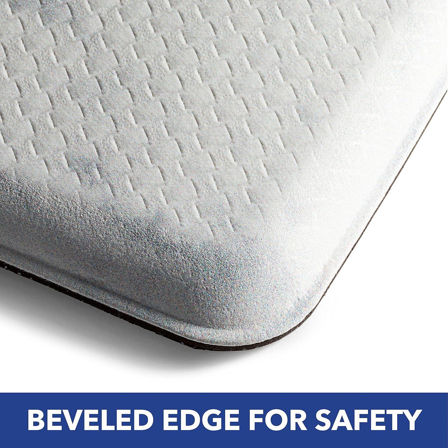 SoHome Cozy Living Home Sweet Home Farmhouse Buffalo Check Border Anti-Fatigue Mat