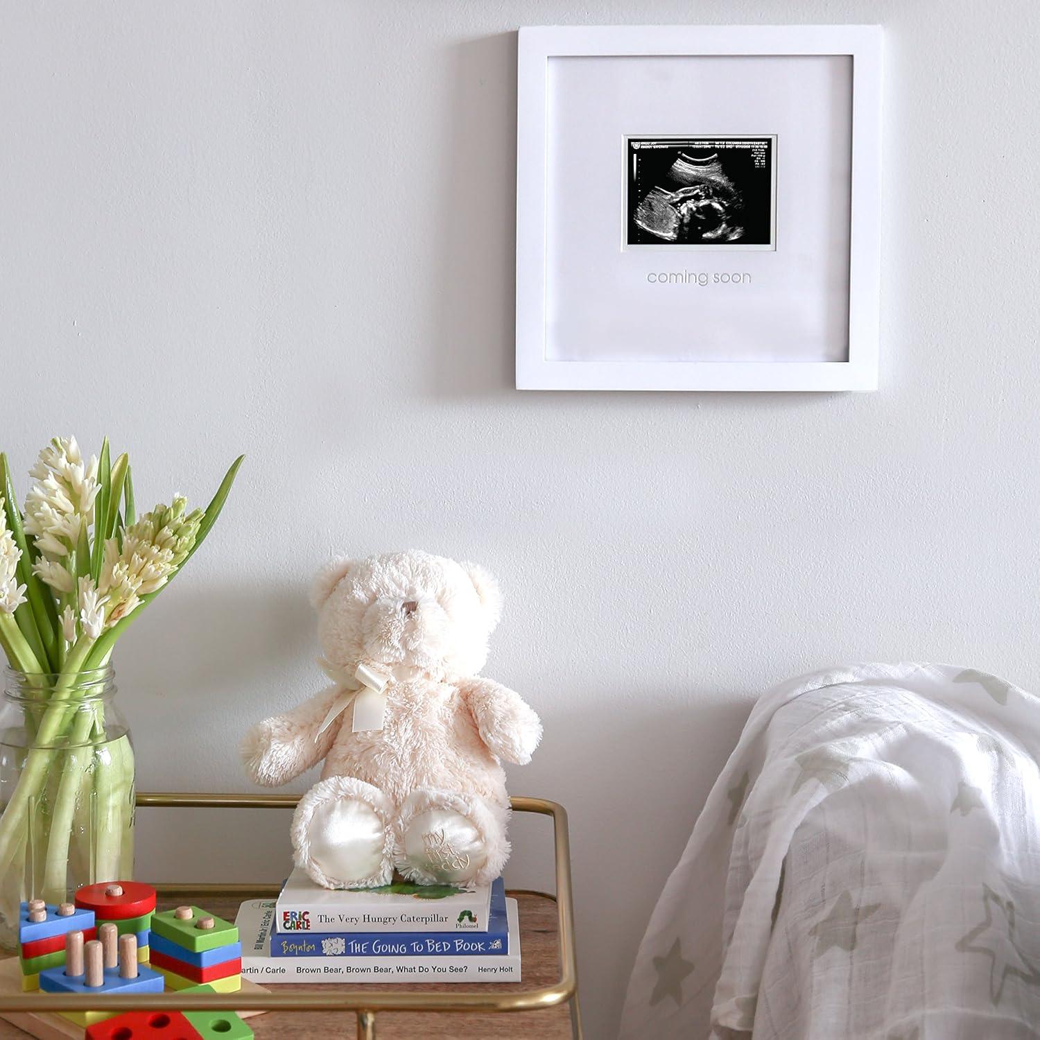 Pearhead "Coming Soon" Sonogram Frame, White