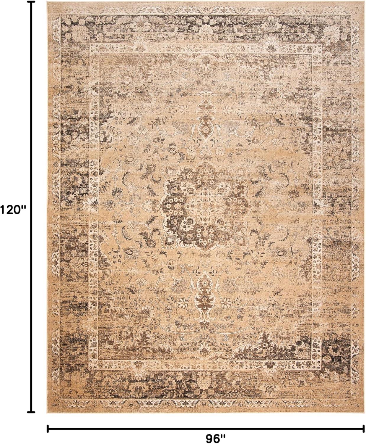 SAFAVIEH Vintage Hartley Traditional Area Rug, Warm Beige, 8' x 10'