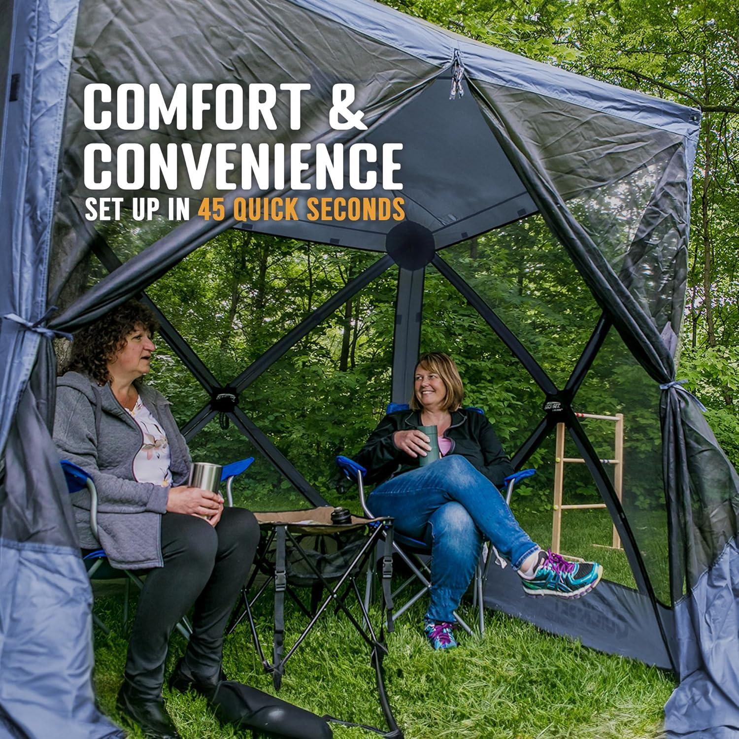 Clam CLAM Quick-Set Pavilion Portable Outdoor Canopy Shelter