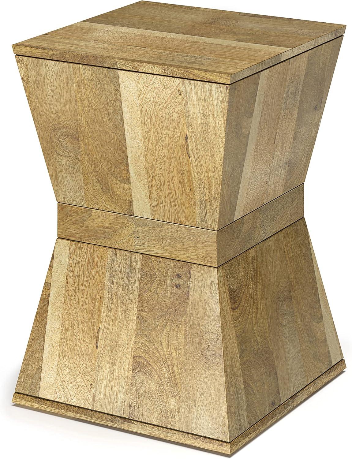 Westfield 14 inch Wide Mango Wood Side Table in Natural