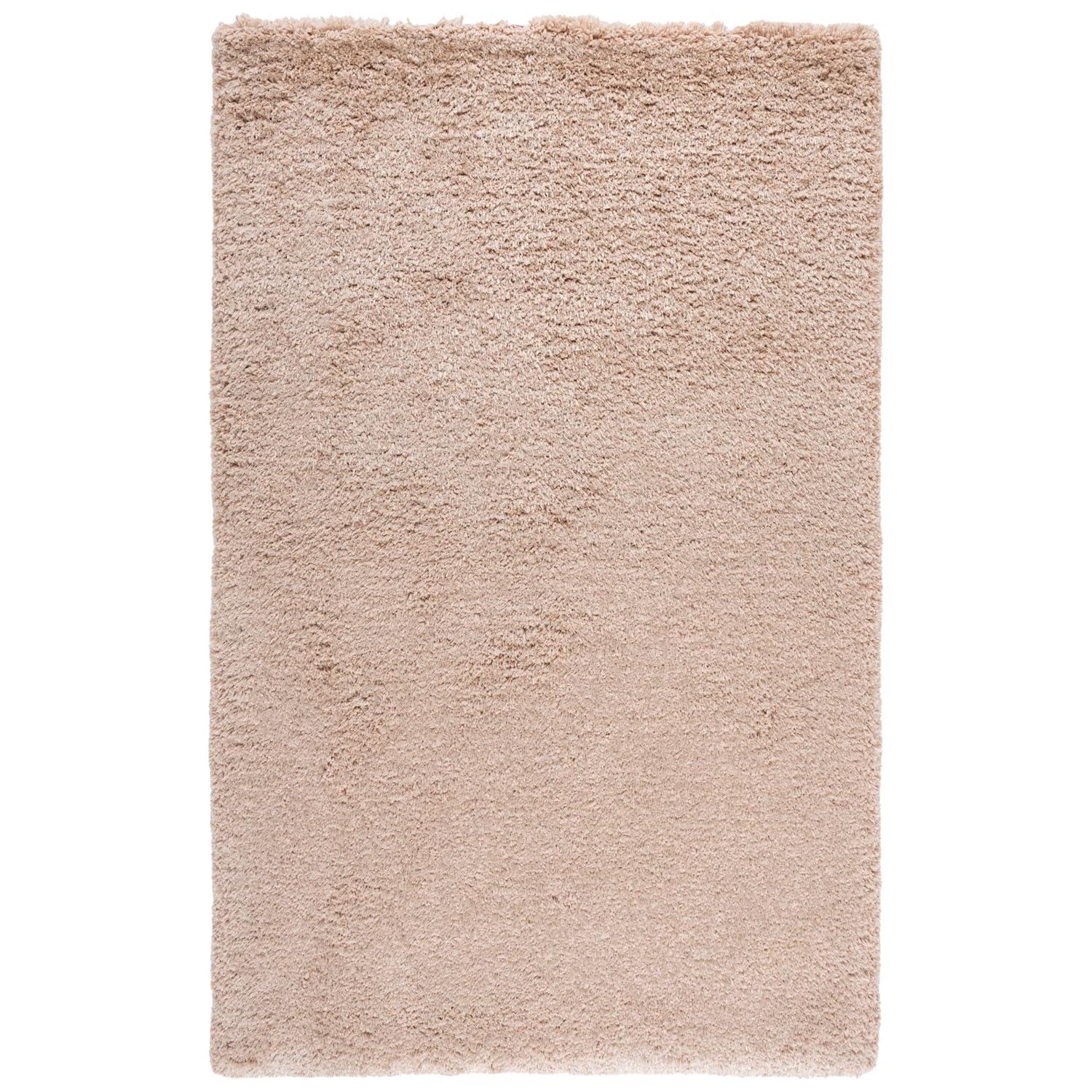 Express Shag SGE620 Hand Tufted Indoor Area Rug - Beige - 5'x8' - Safavieh